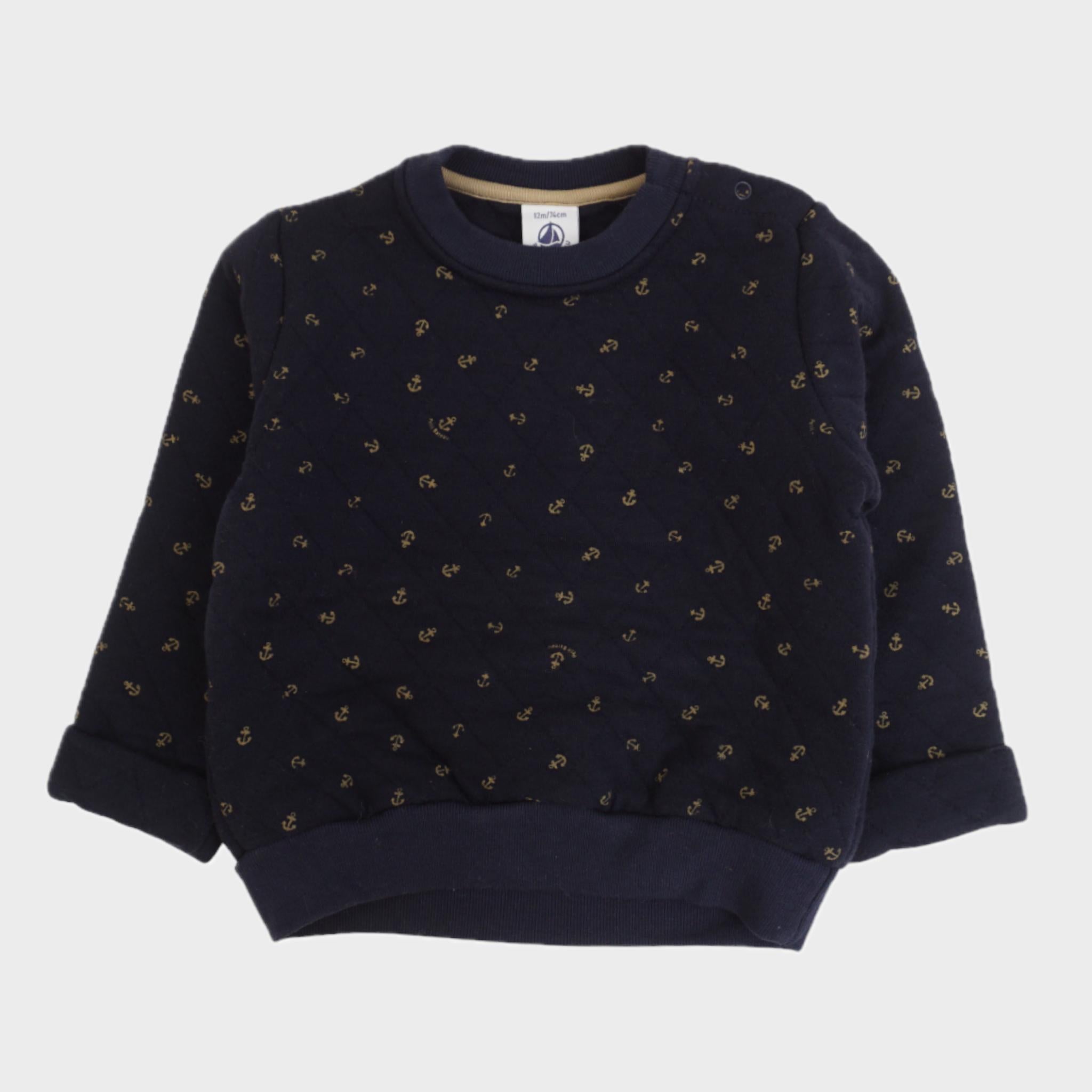 Sweat Bleu - 12 mois