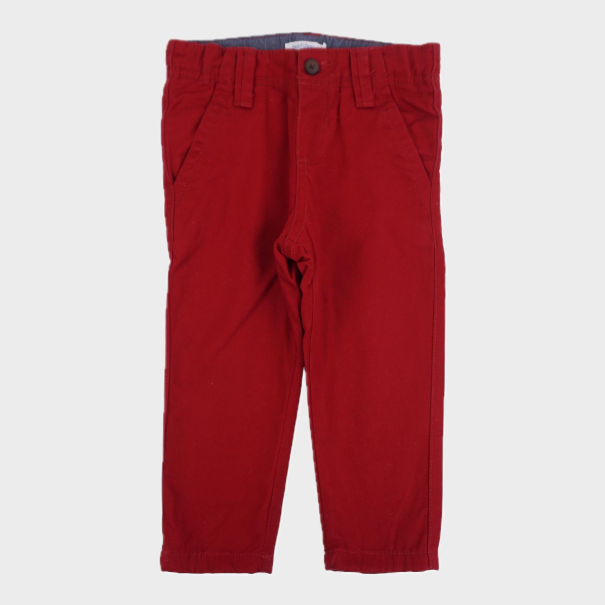 Pantalon Bordeaux - 12 mois