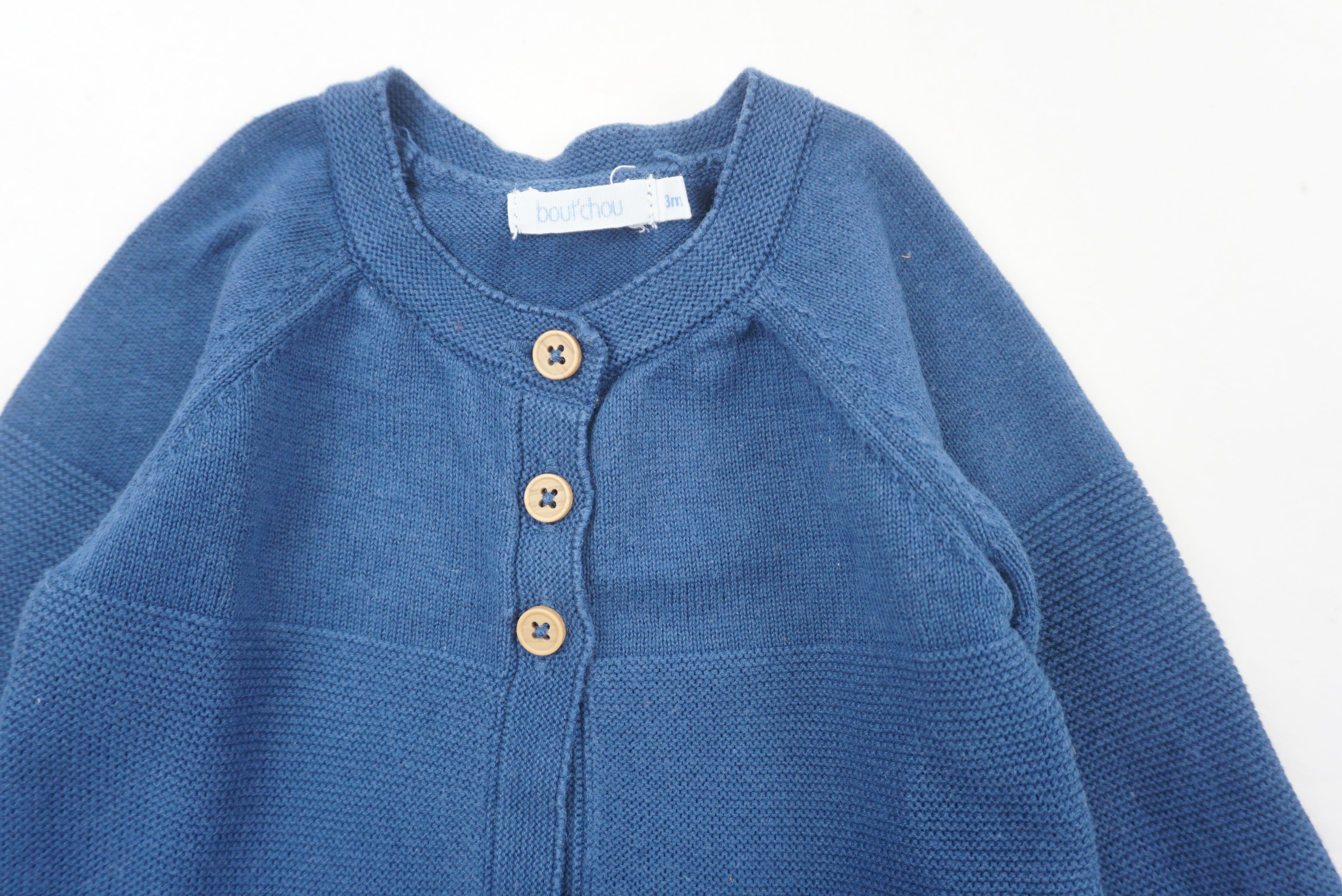 Gilet Bleu - 3 mois