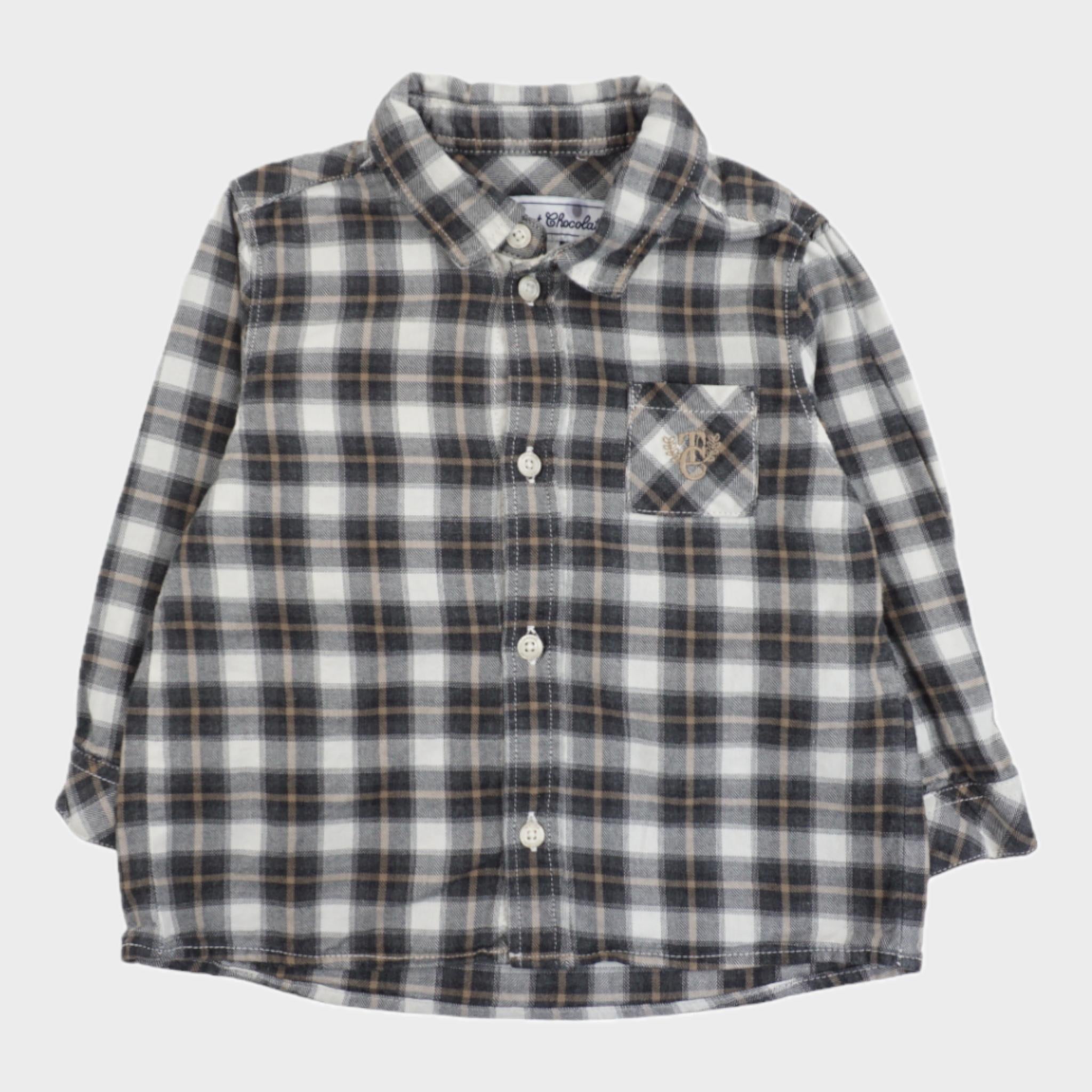 Chemise Gris - 12 mois