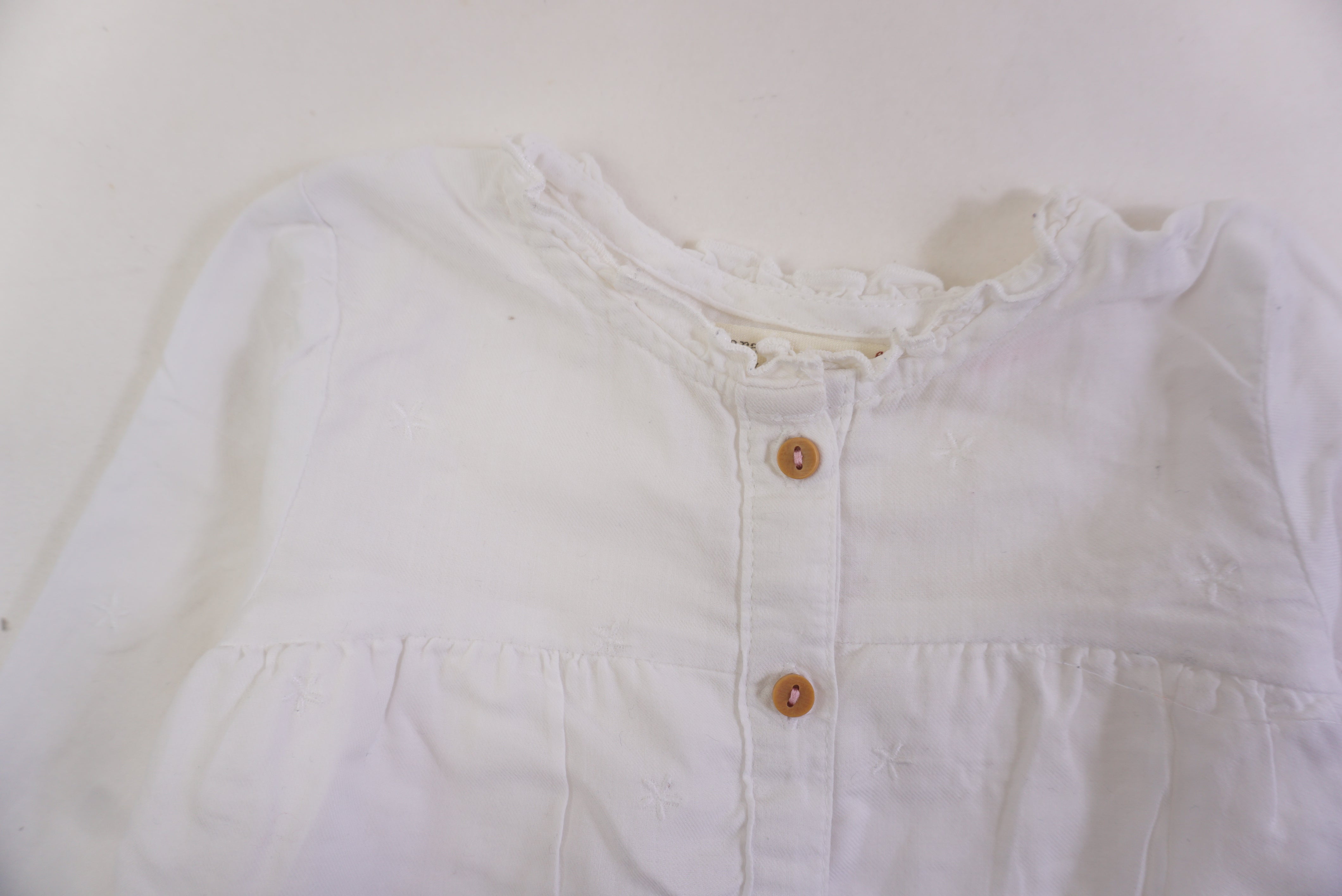 Chemise Blanc - 6/9 mois