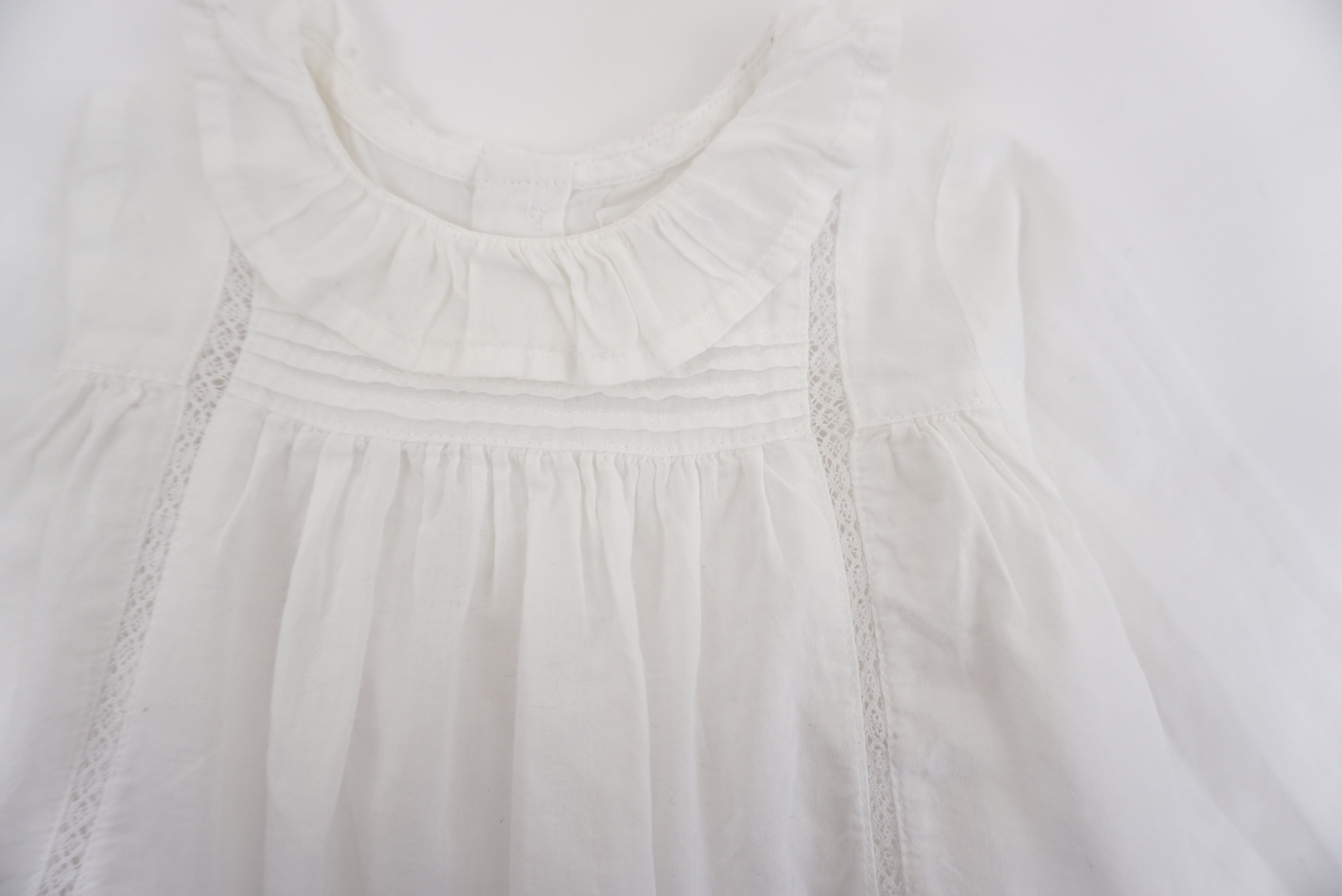 Blouse Blanc - 6 mois