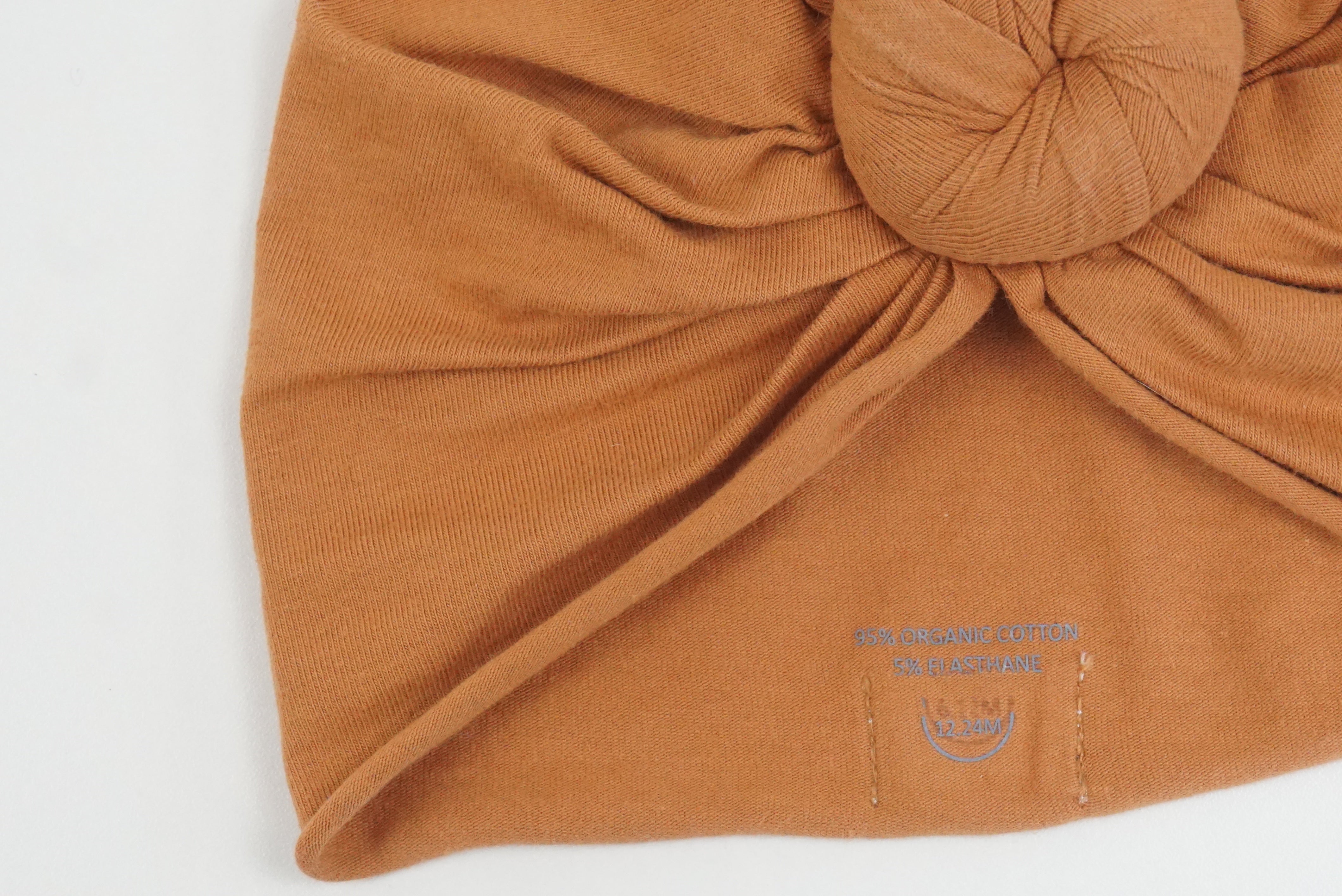 Bonnet Turban Camel - 12/24 mois