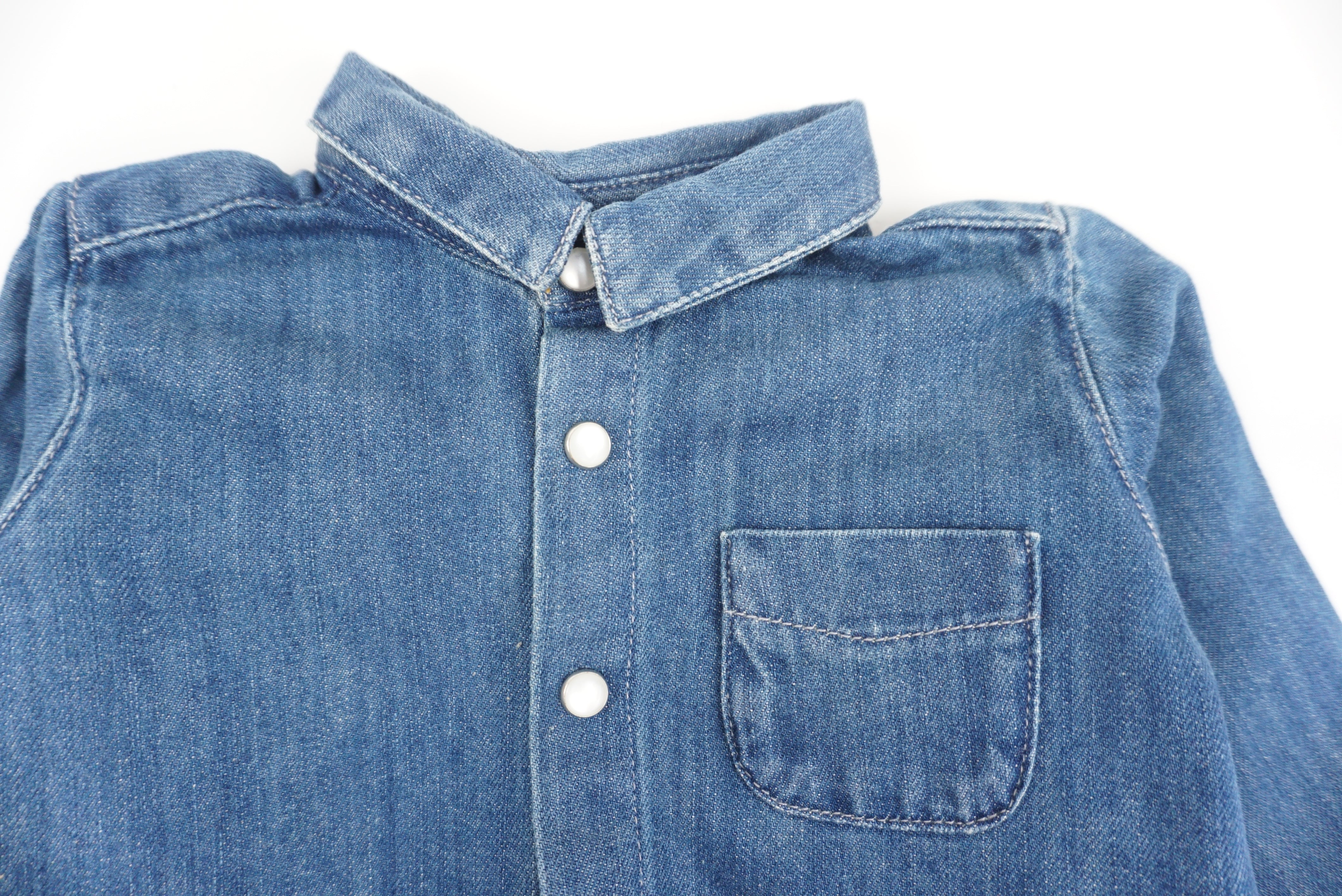 Chemise Bleu - 6 mois