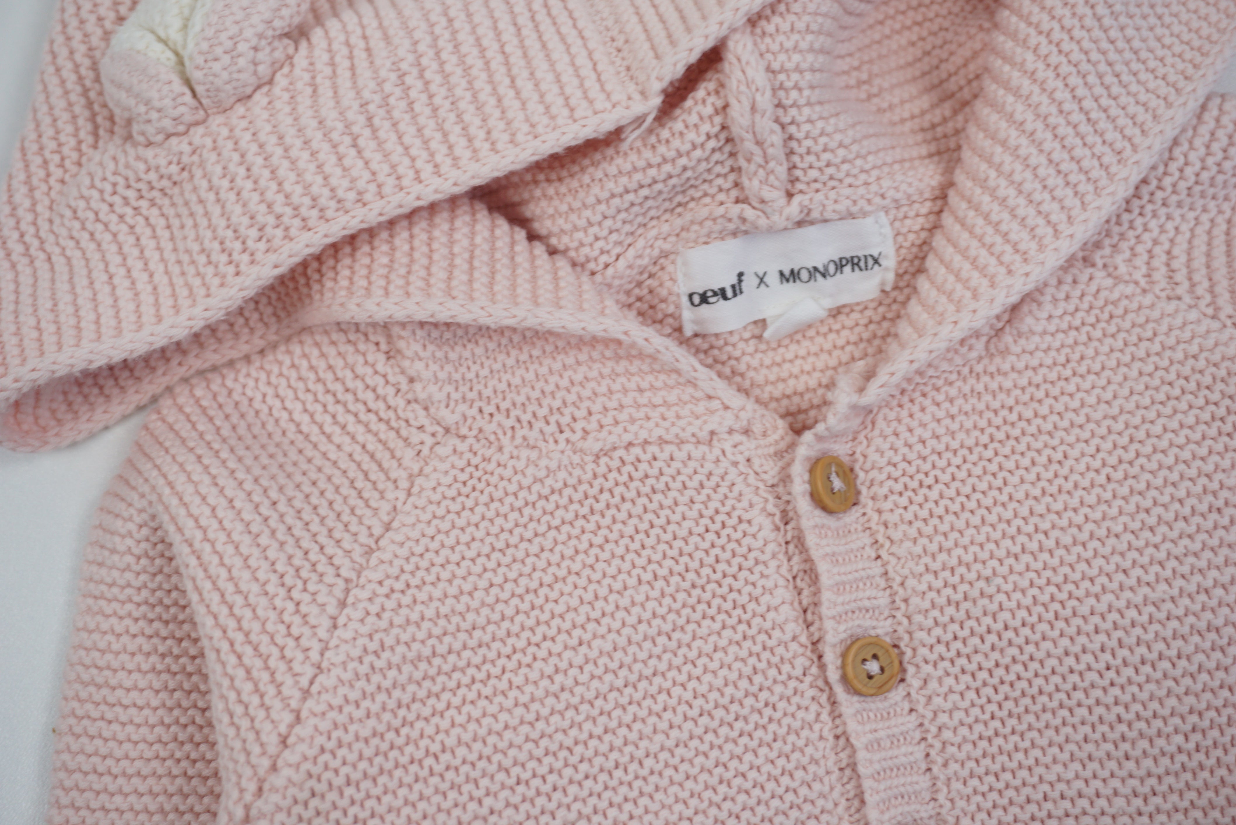 Combinaison Rose - 6/9 mois