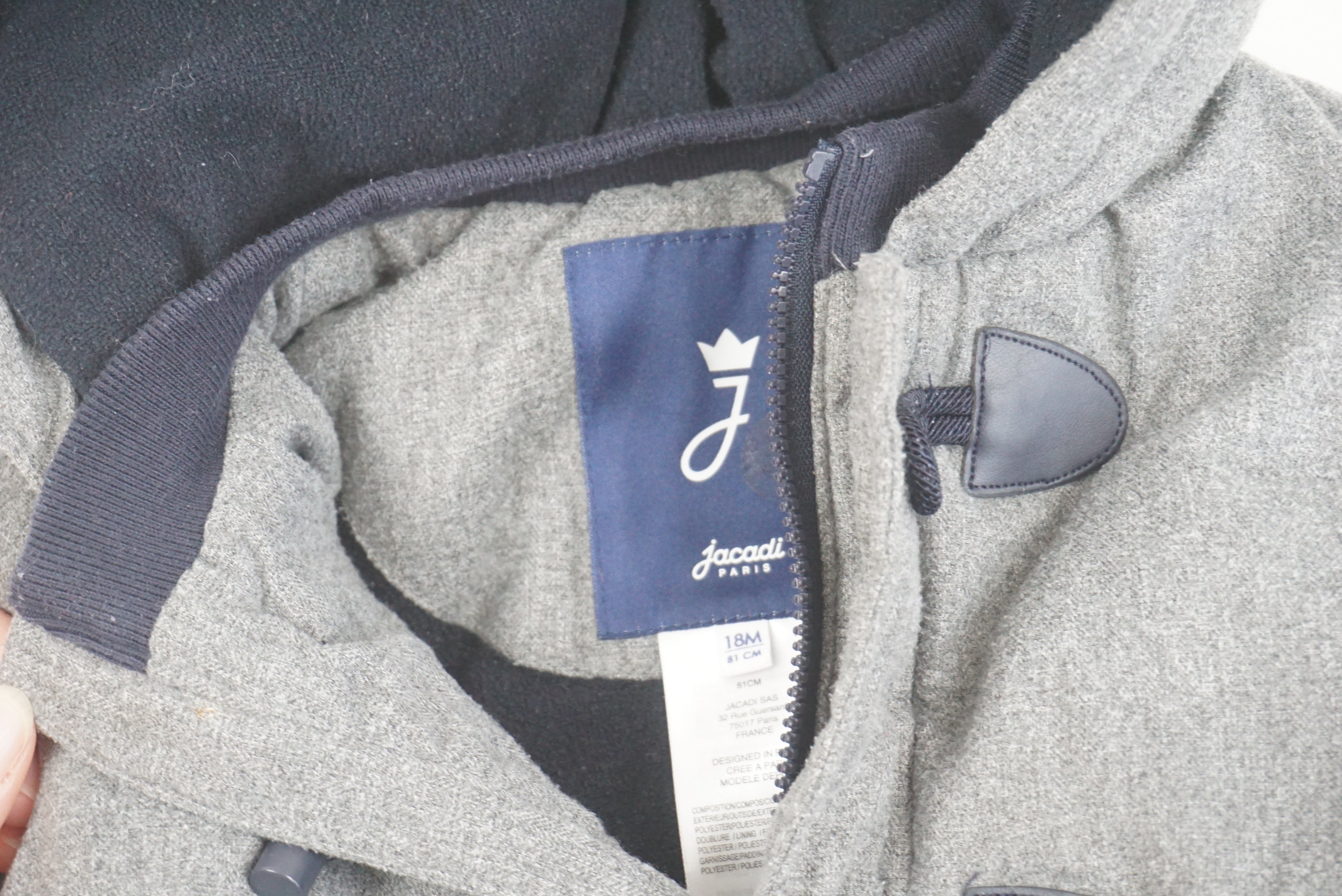 Manteau Gris - 18 mois