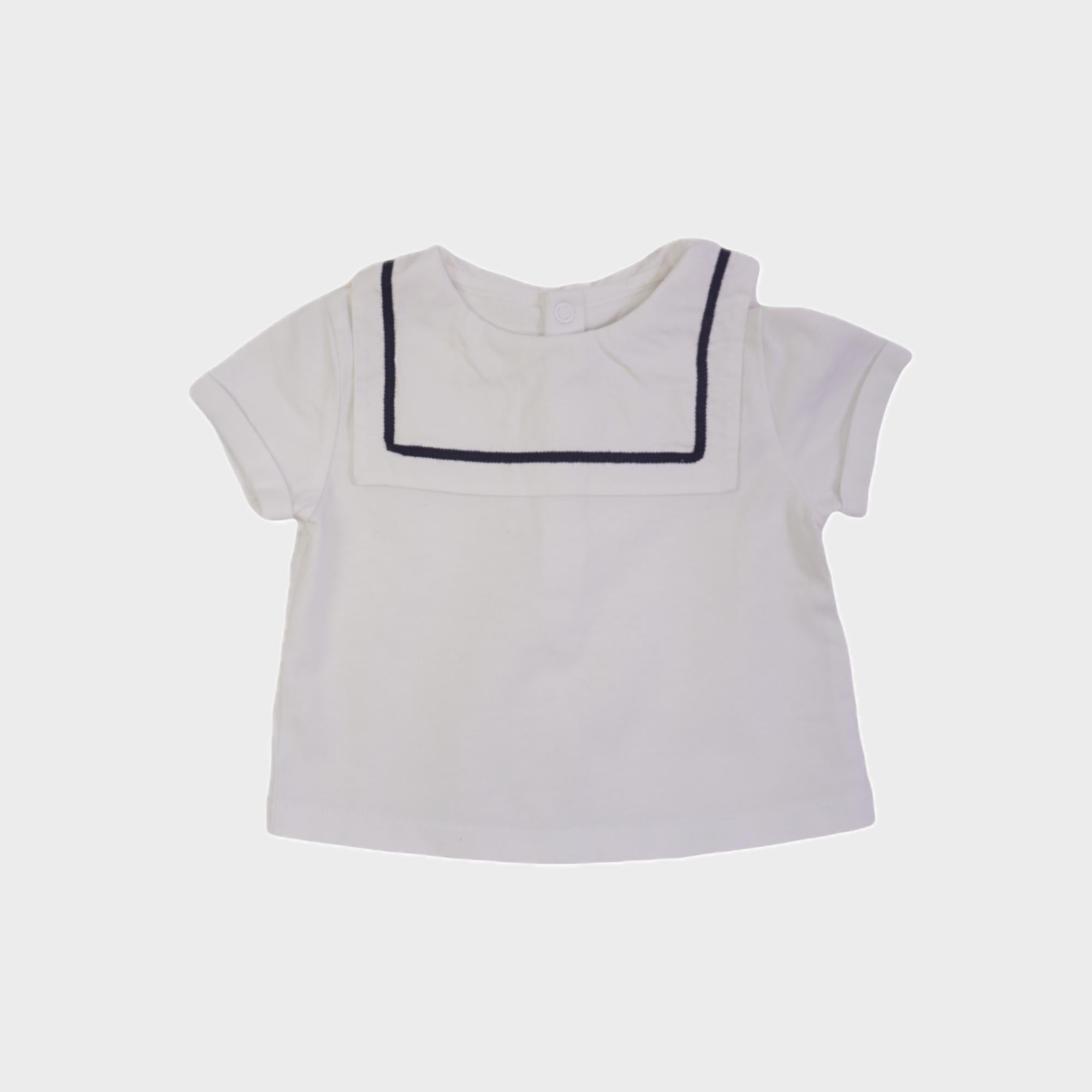 T-shirt Blanc - 6 mois