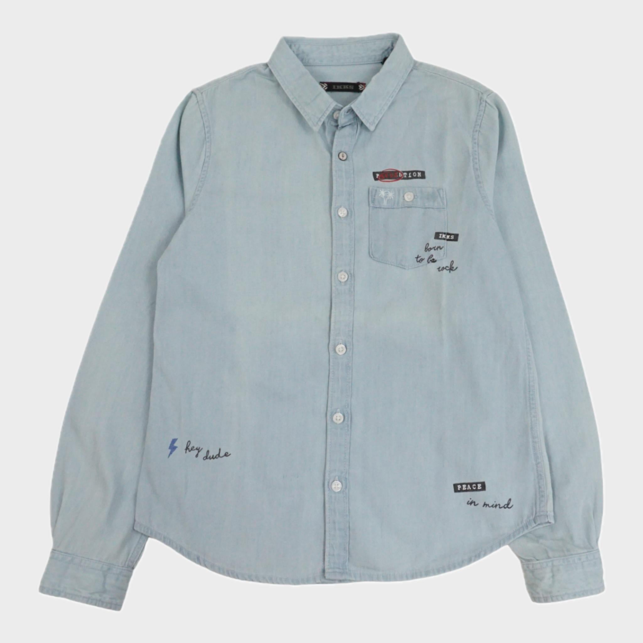 Chemise Bleu - 10 ans
