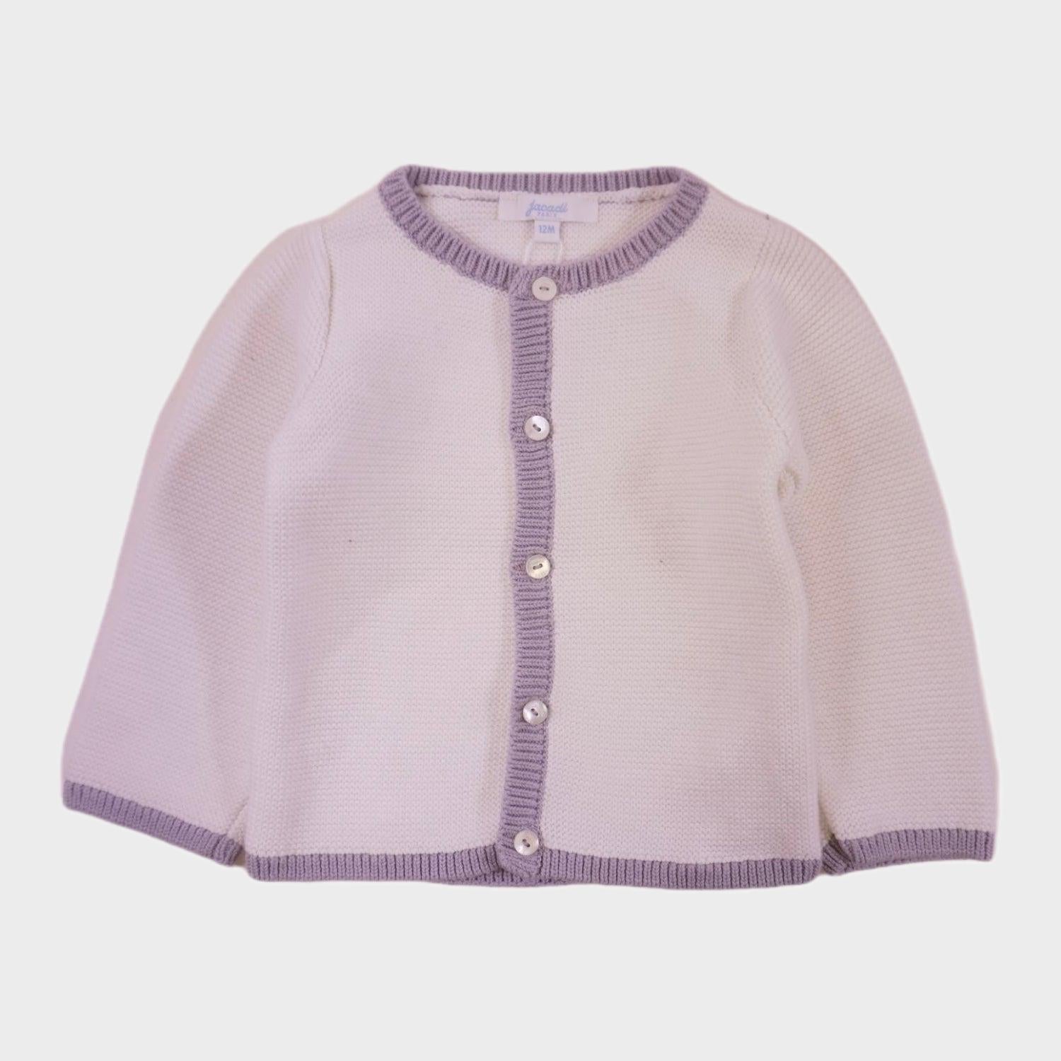 Gilet Blanc - 12 mois