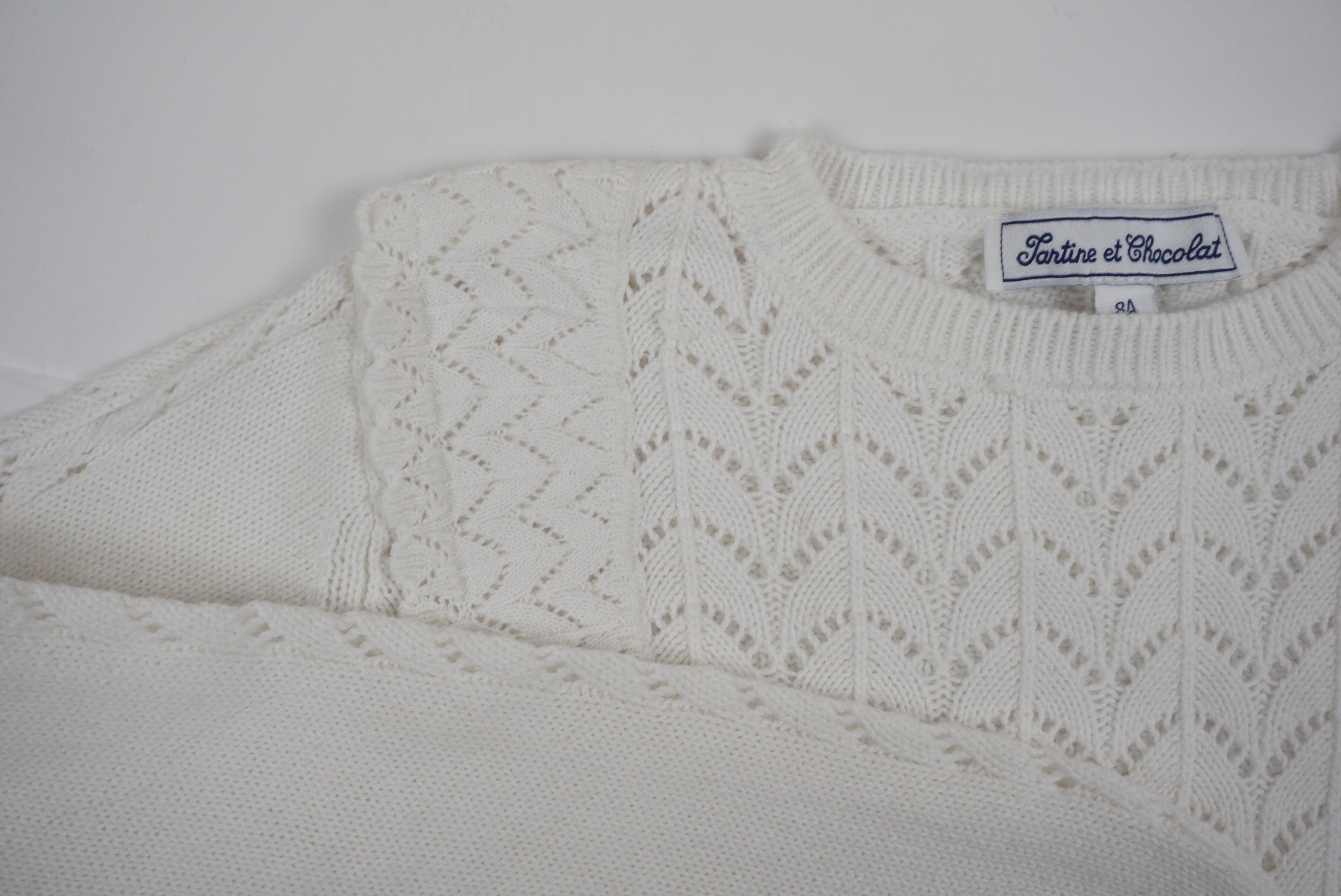 Pull Blanc - 6/8 ans