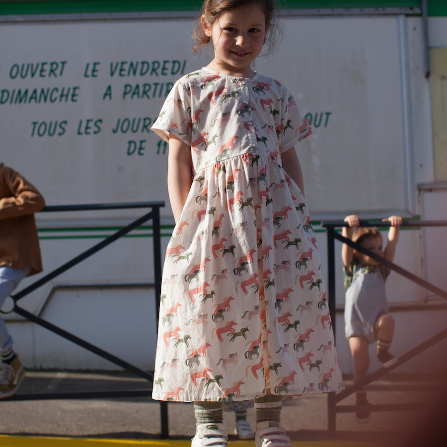 Robe Rose - 2 ans (neuf)