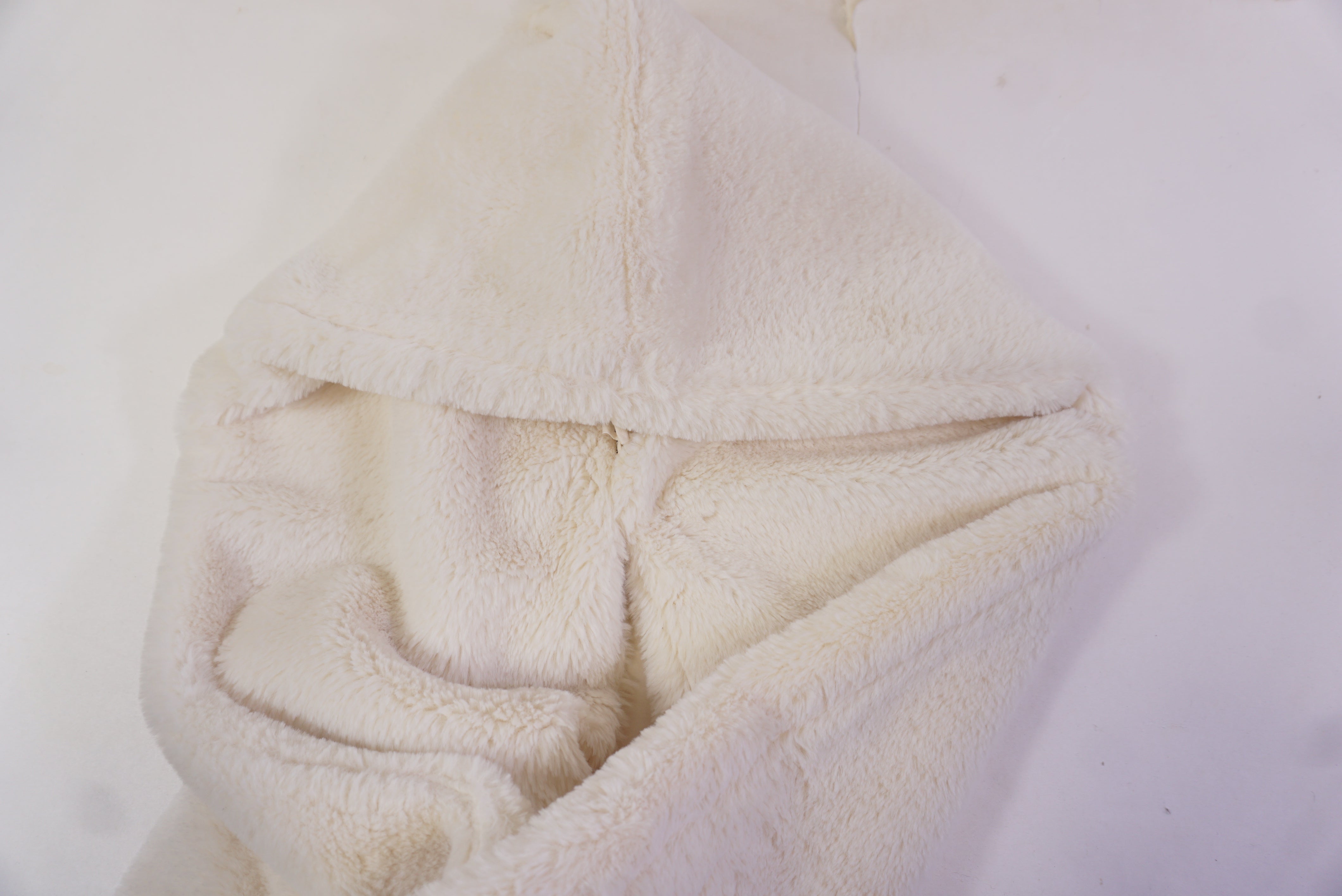 Bonnet Echarpe Ecru - Taille unique