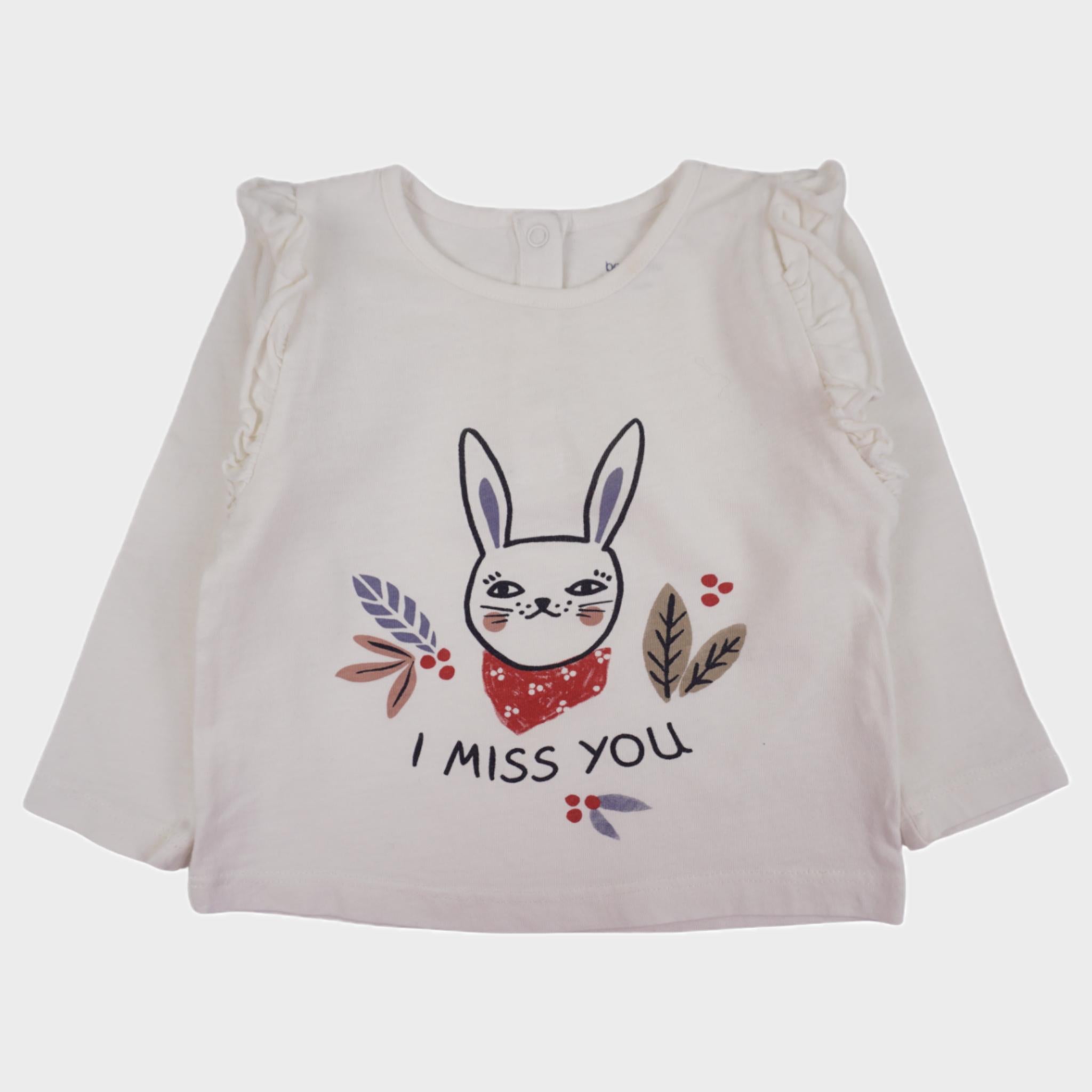T-shirt Ecru - 6 mois