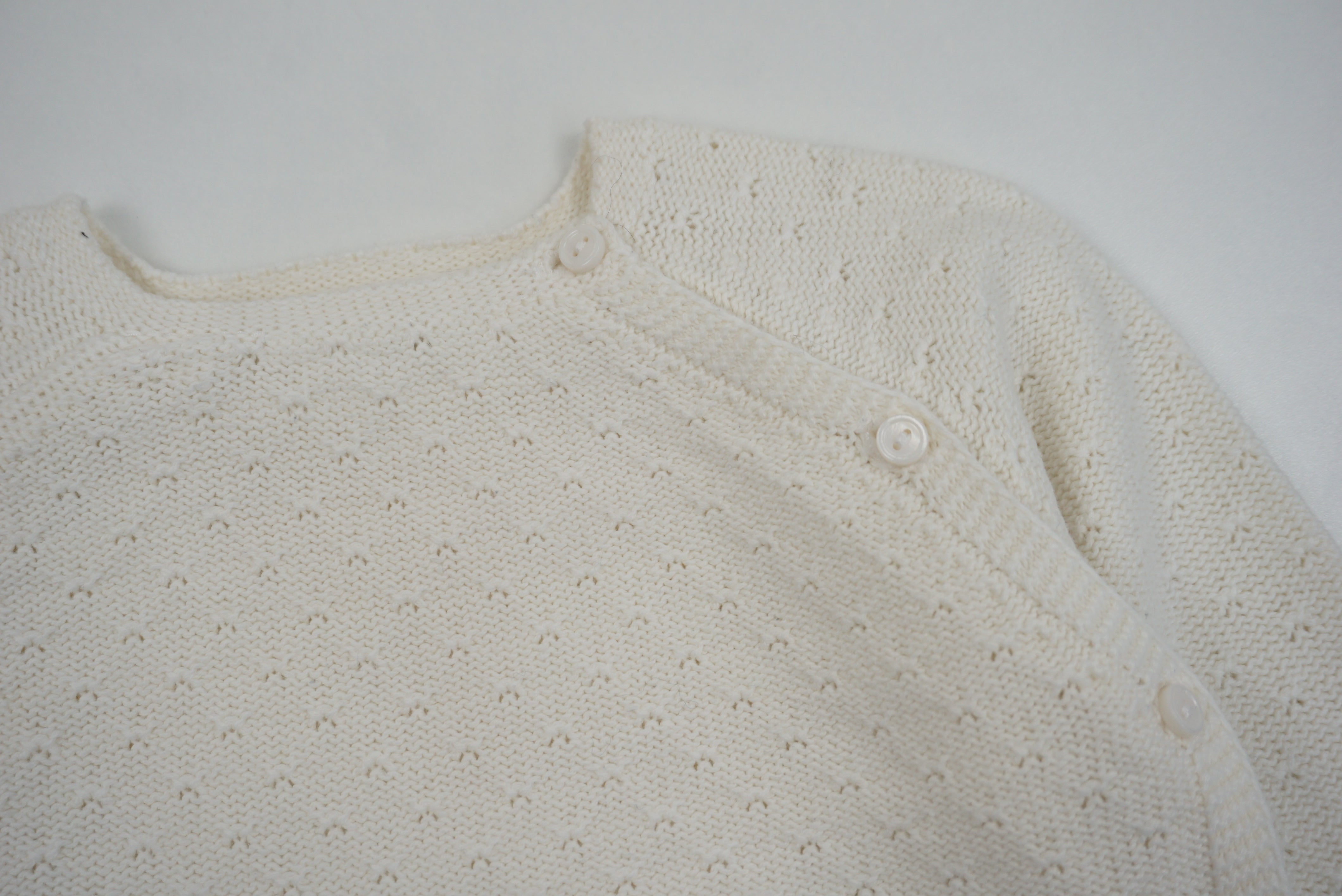 Pull Ecru - 6/9 mois
