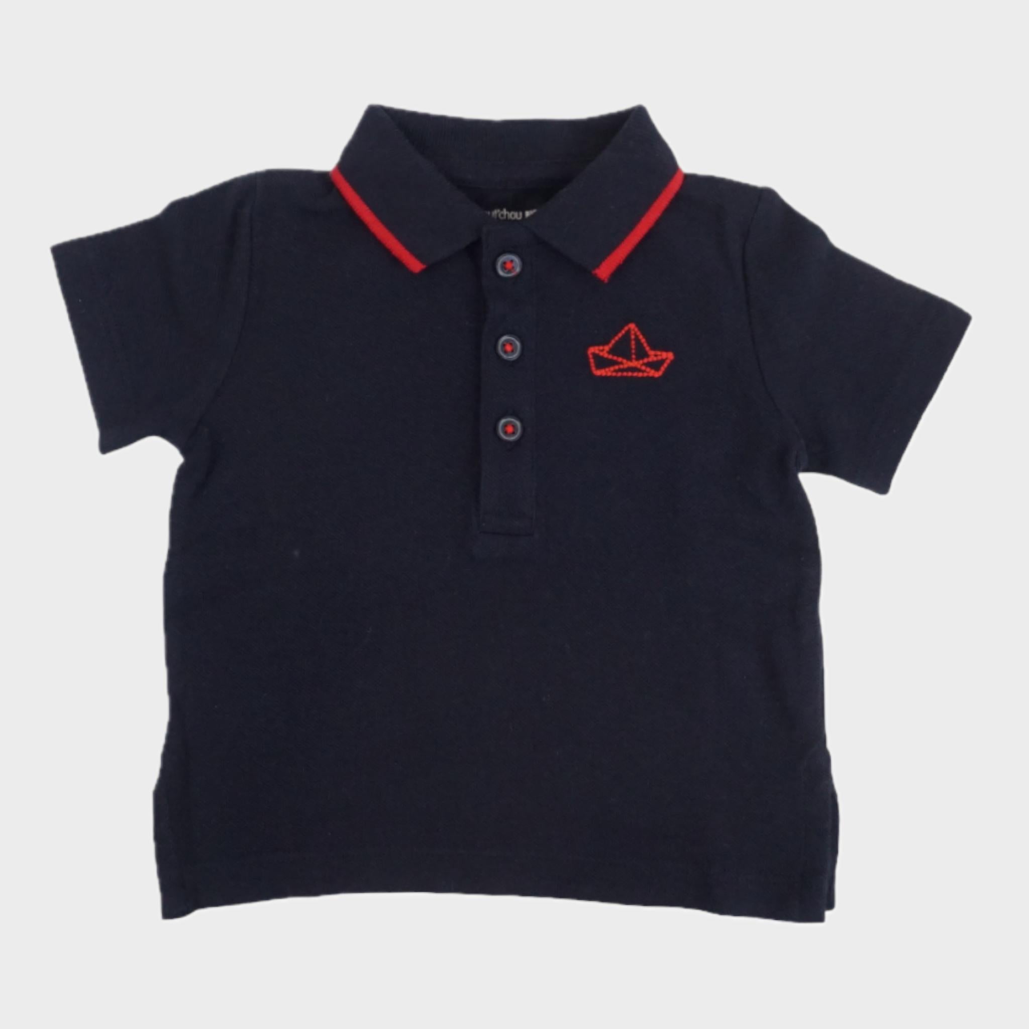 Polo Bleu - 6 mois