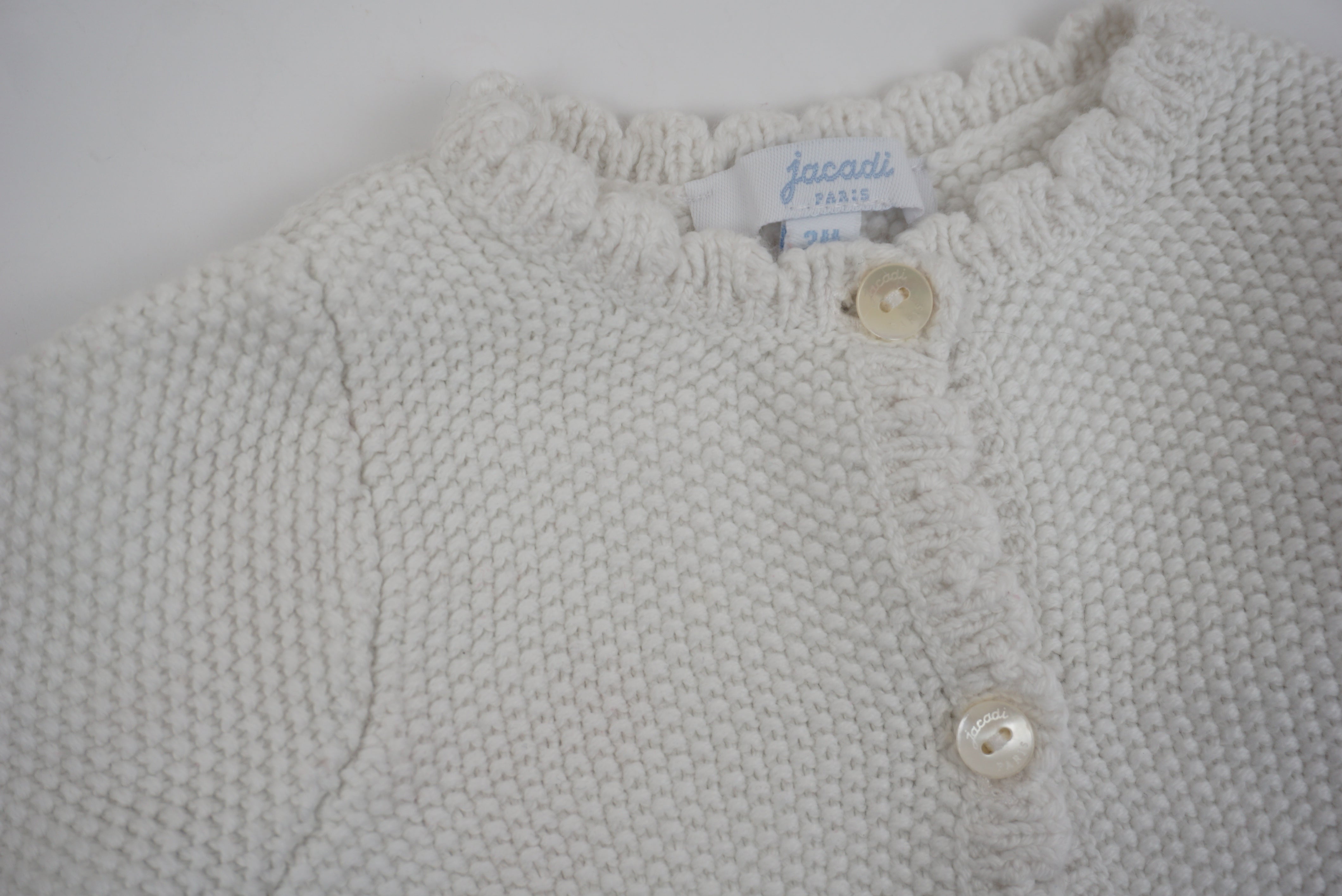 Gilet Blanc - 3 mois