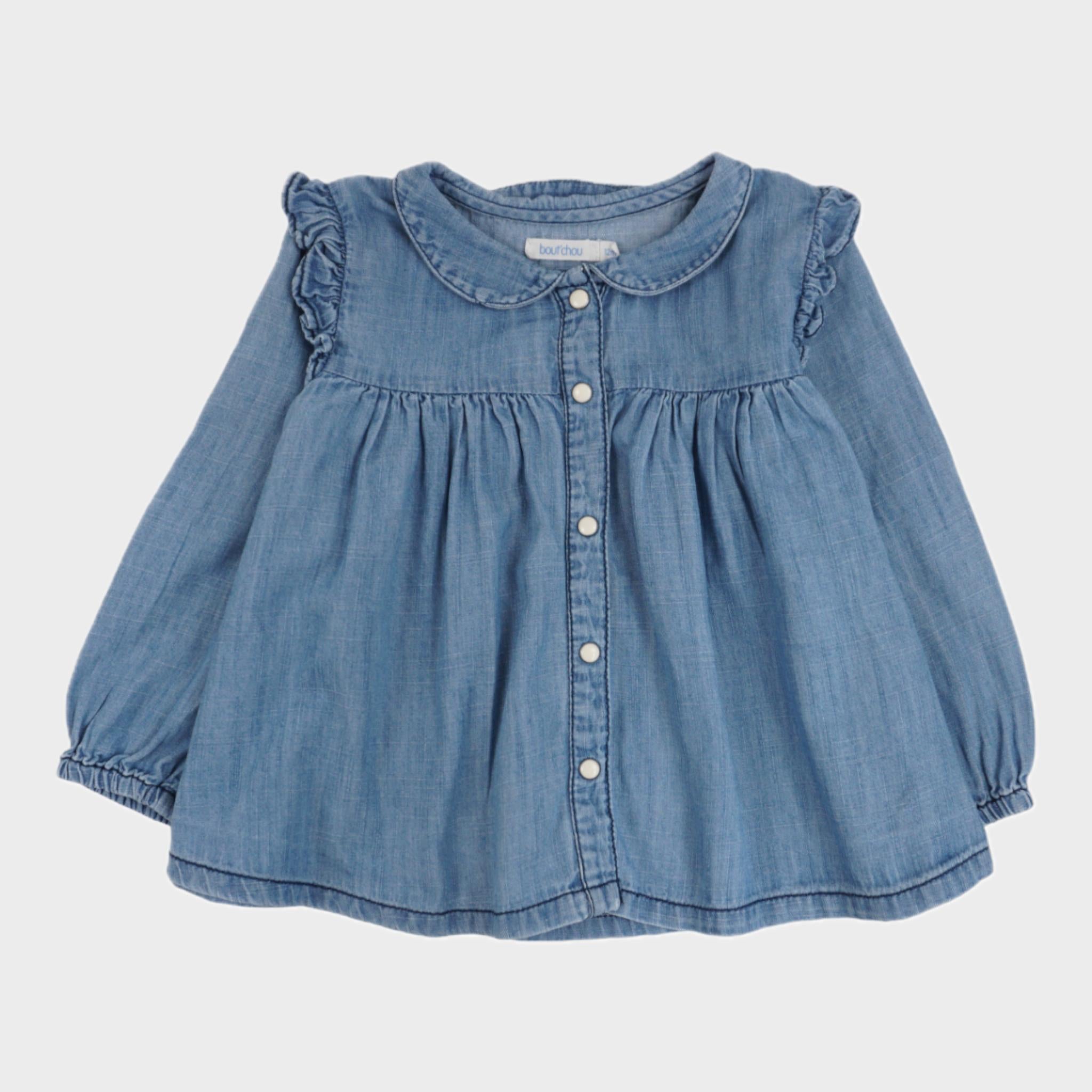 Chemise Bleu - 12 mois