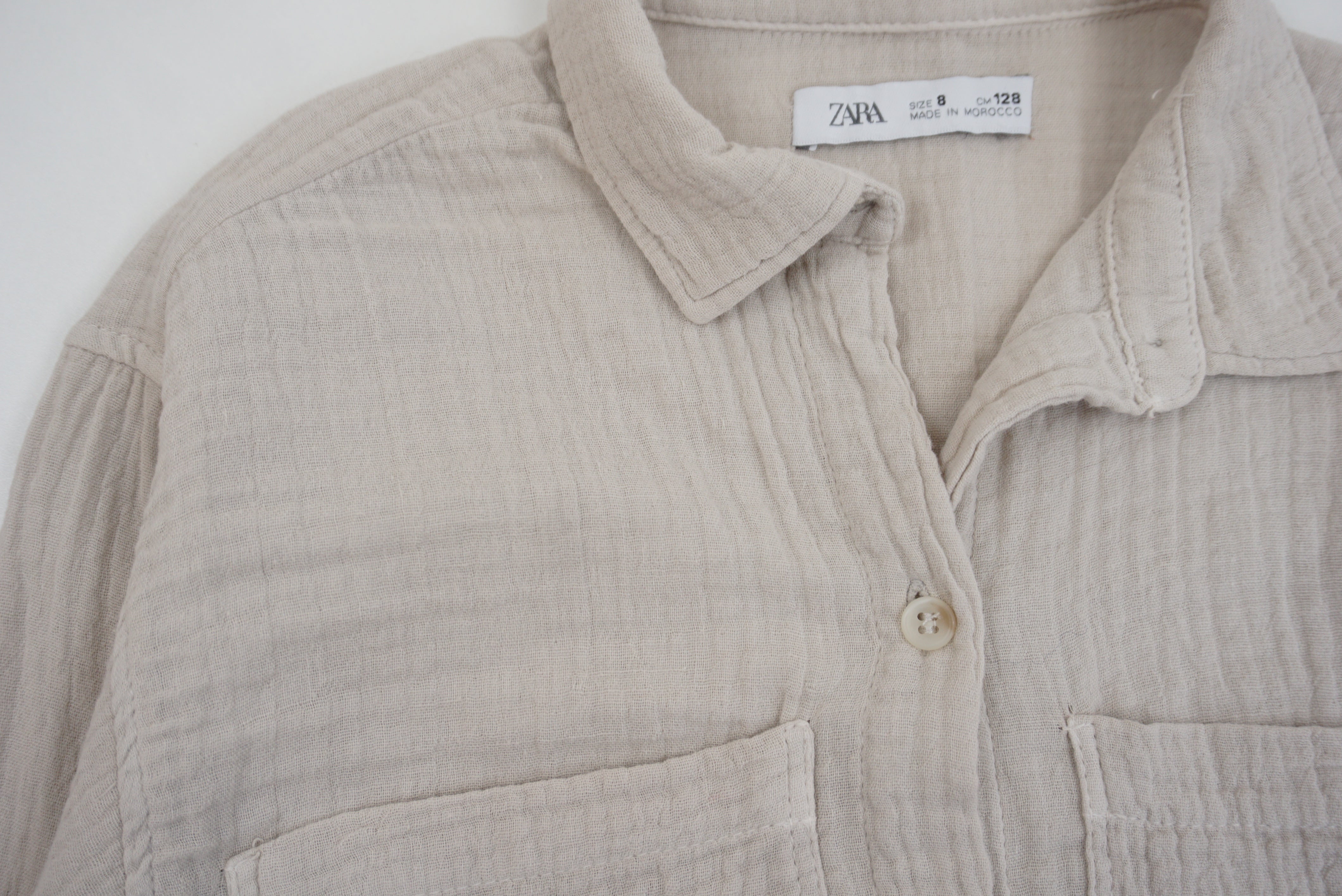 Chemise Beige - 8 ans