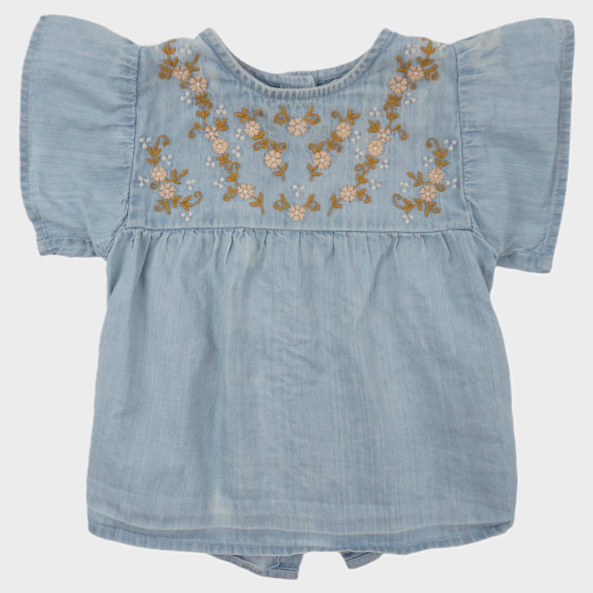 Blouse Bleu - 12 mois