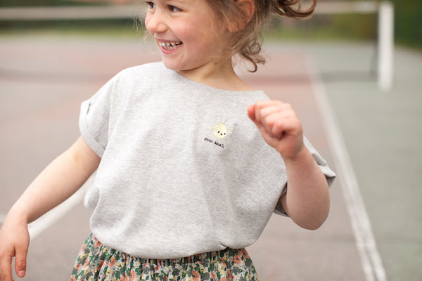 T-shirt Gris - 12 mois (neuf)