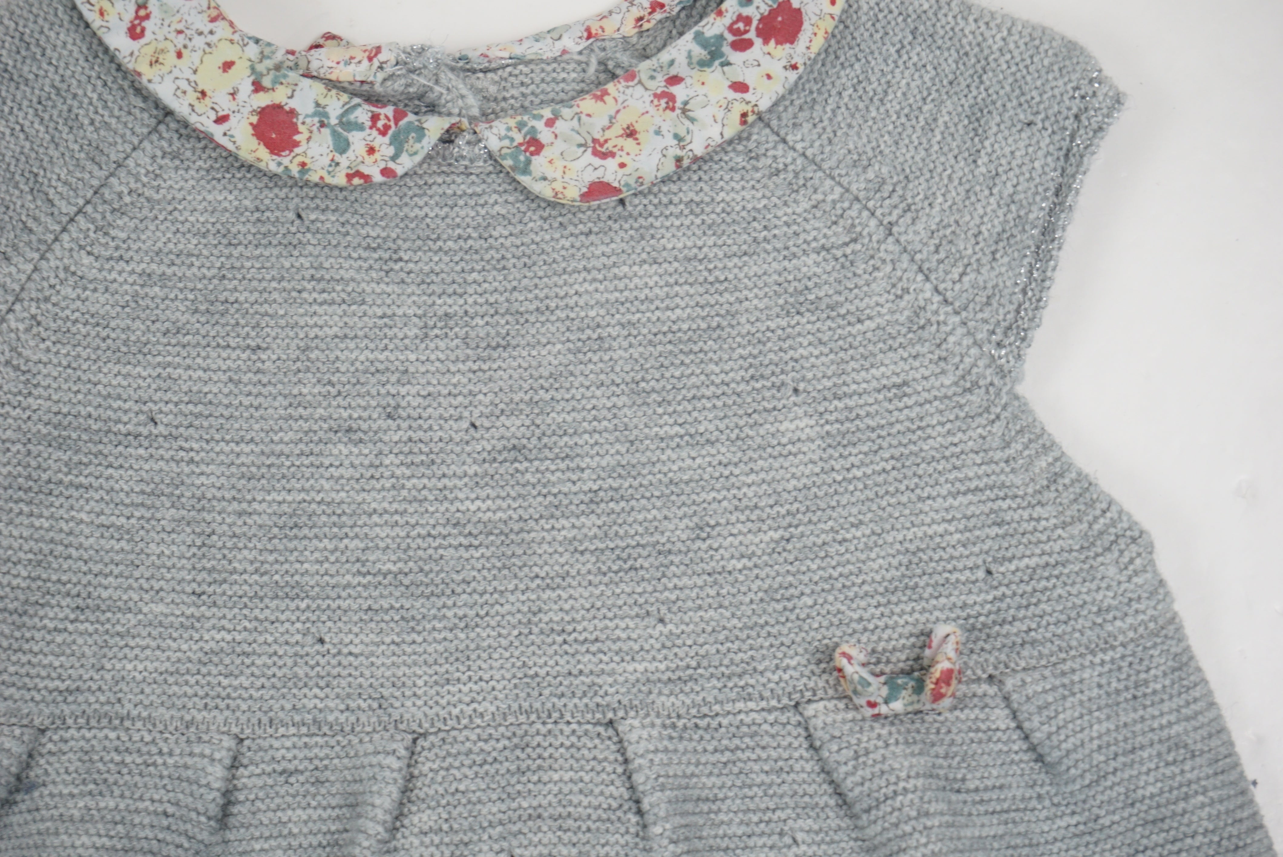 Robe Gris - 6 mois