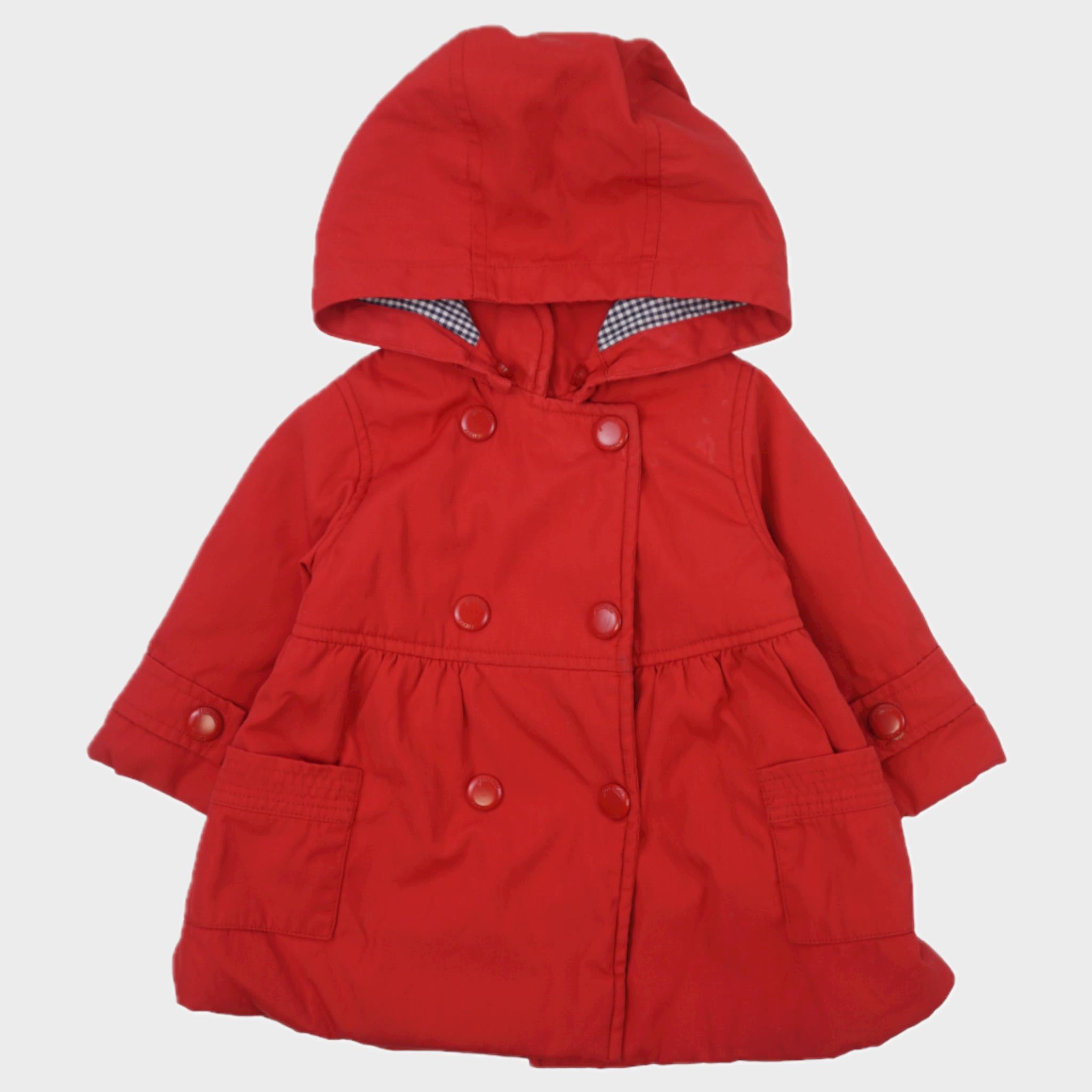Manteau Rouge - 6 mois