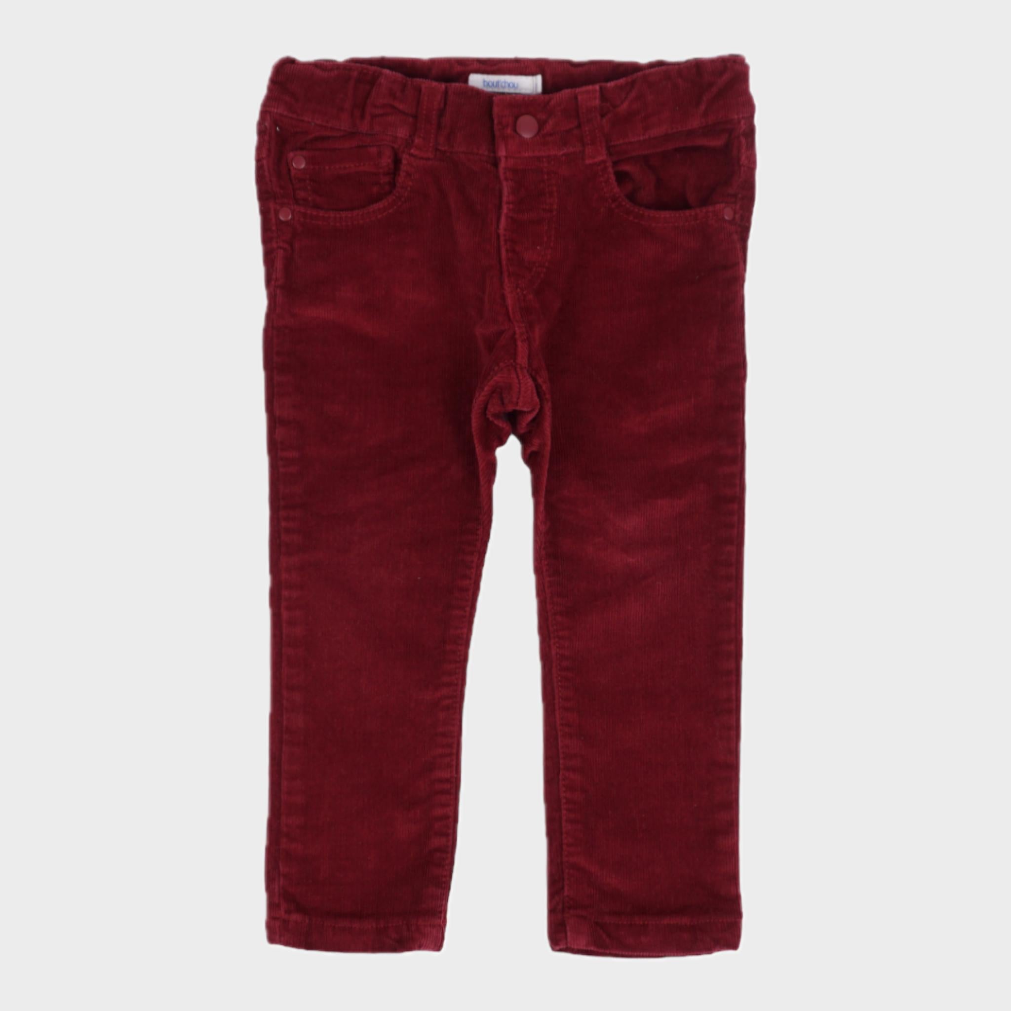 Pantalon Bordeaux - 18 mois