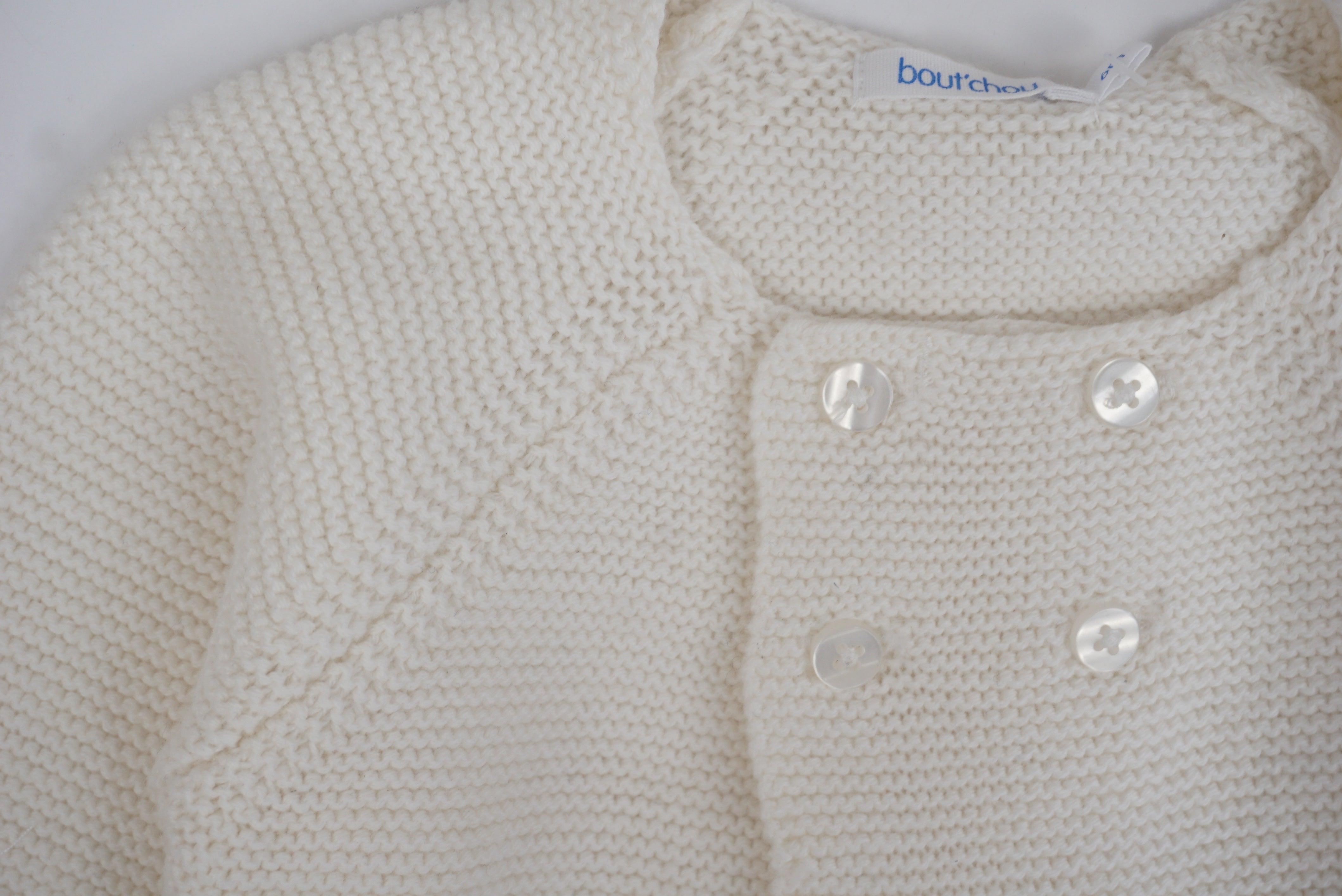 Gilet Ecru - 6 mois