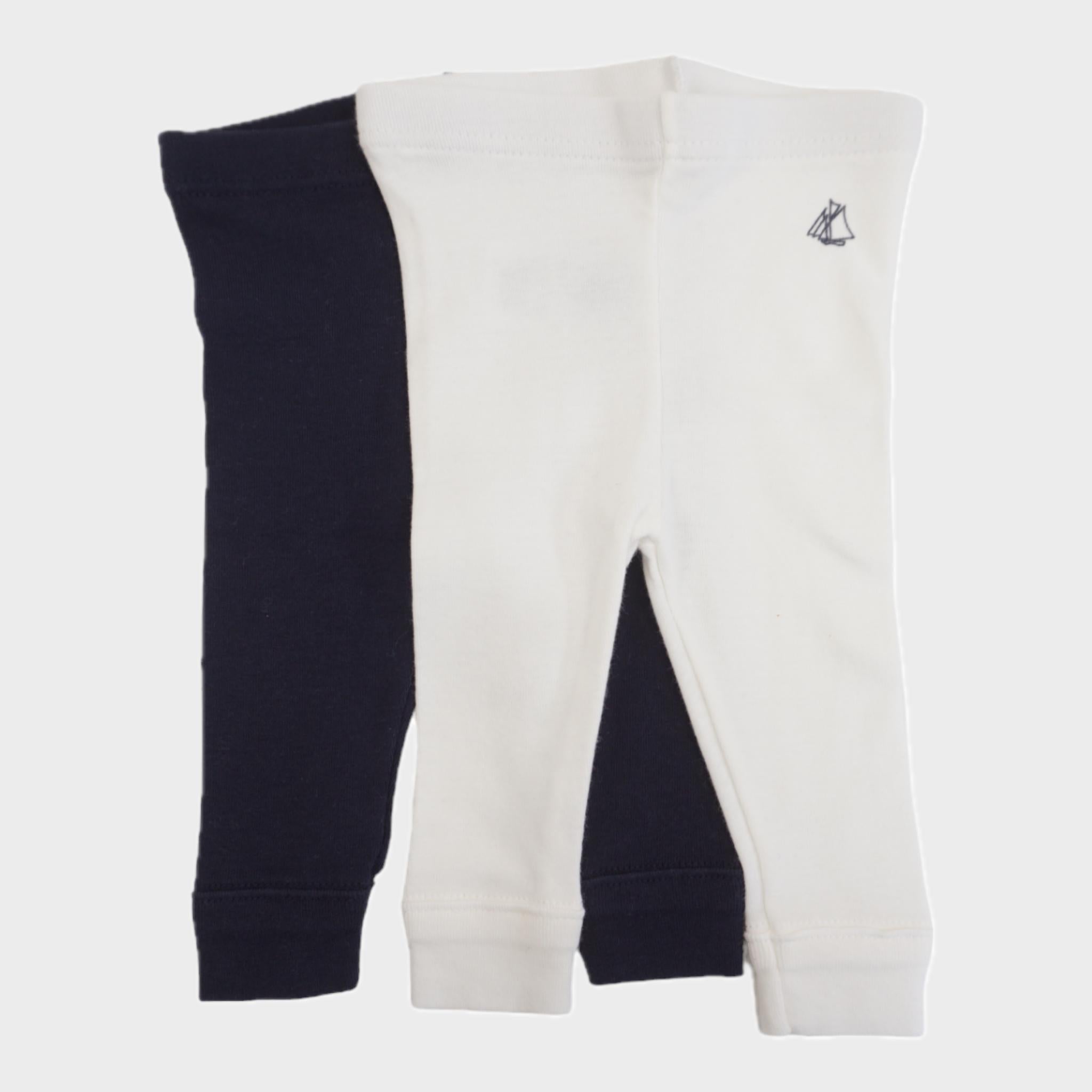 Lot de 2 leggings Multicolore - 1 mois