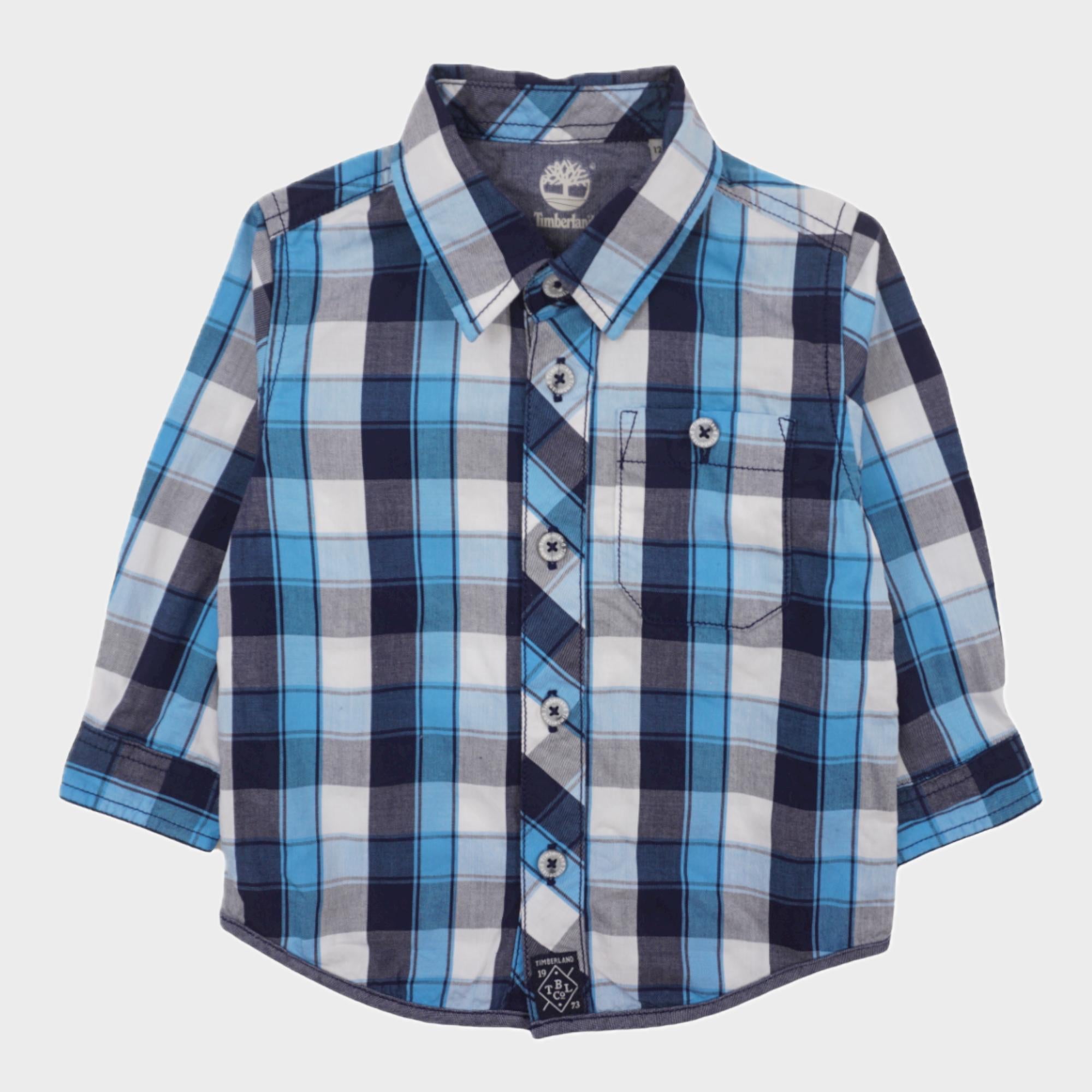 Chemise Bleu - 12 mois