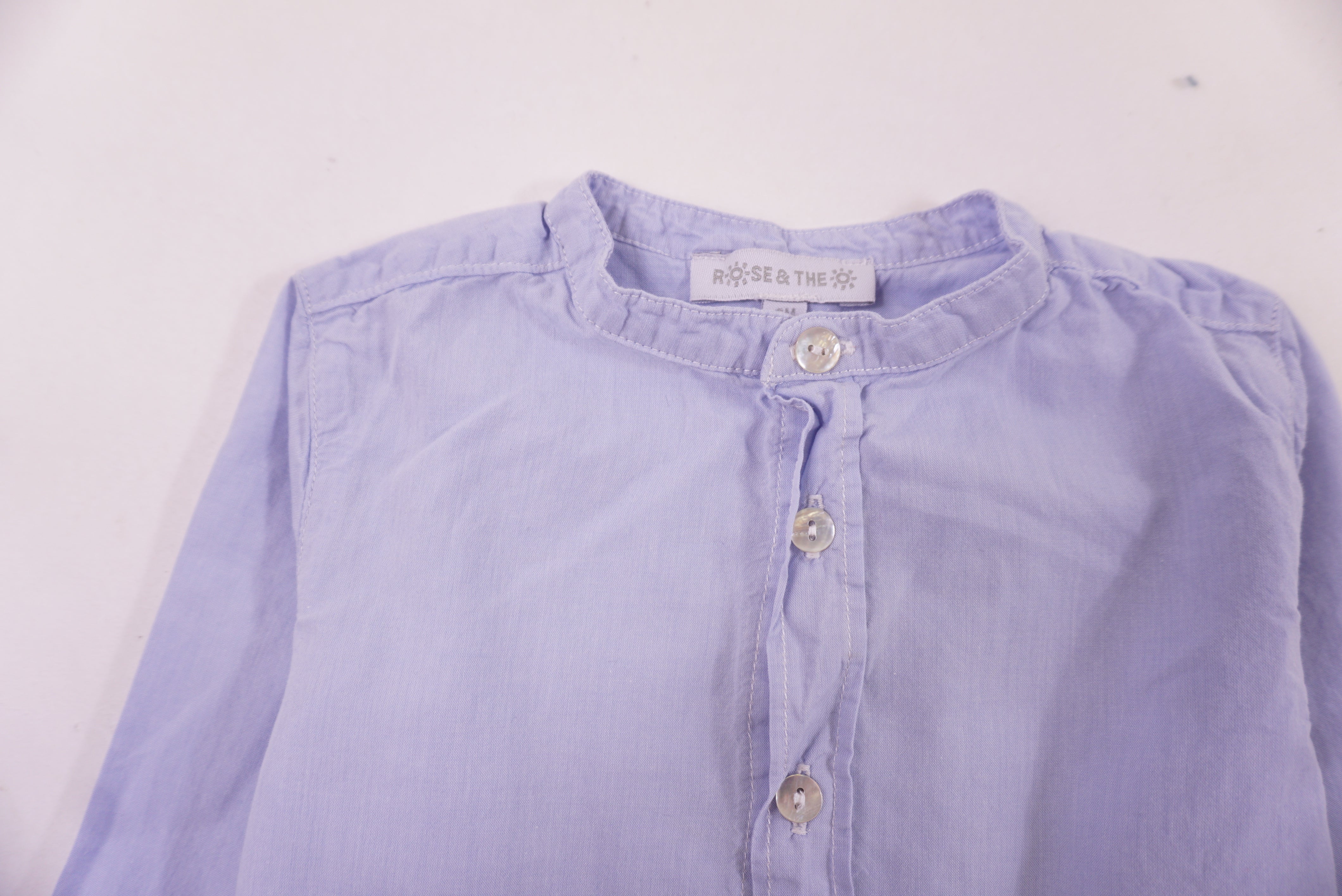 Chemise Bleu - 6 mois