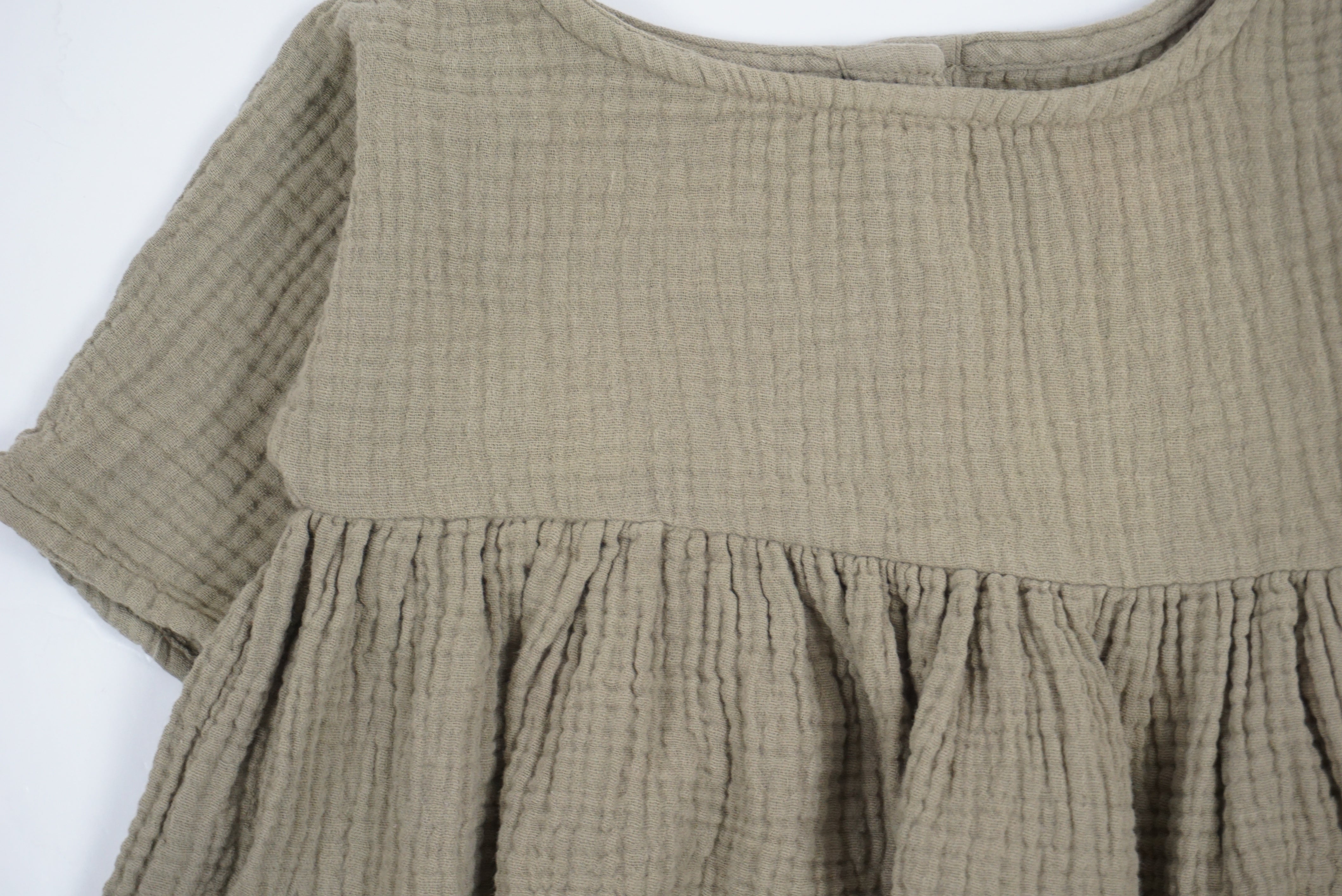 Robe Kaki - 9/12 mois