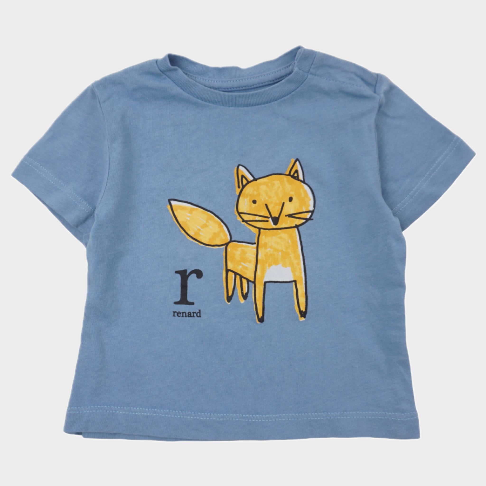 T-shirt Bleu - 6 mois