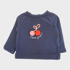 Sweat Bleu marine - 12 mois
