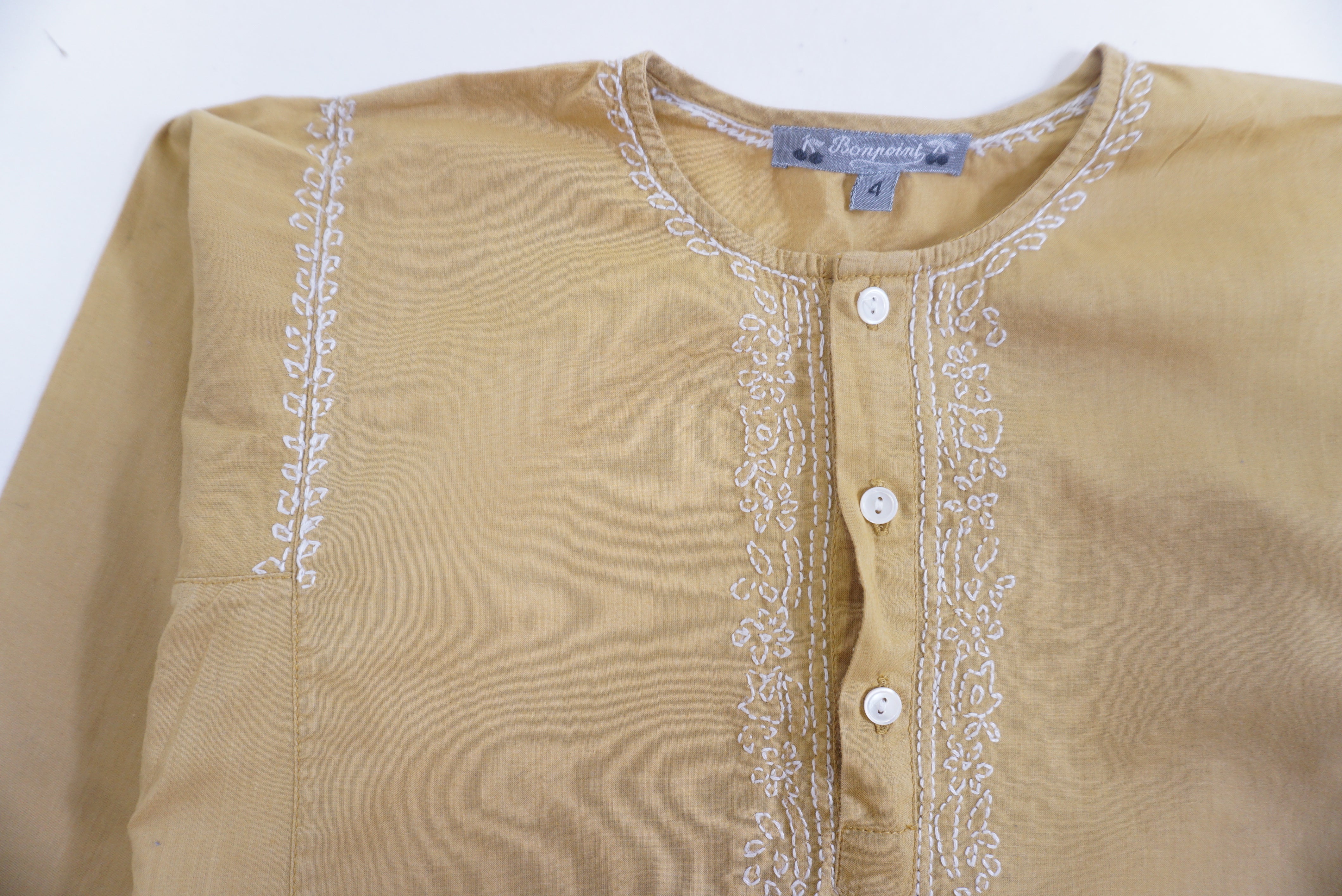 Chemise Moutarde - 4 ans