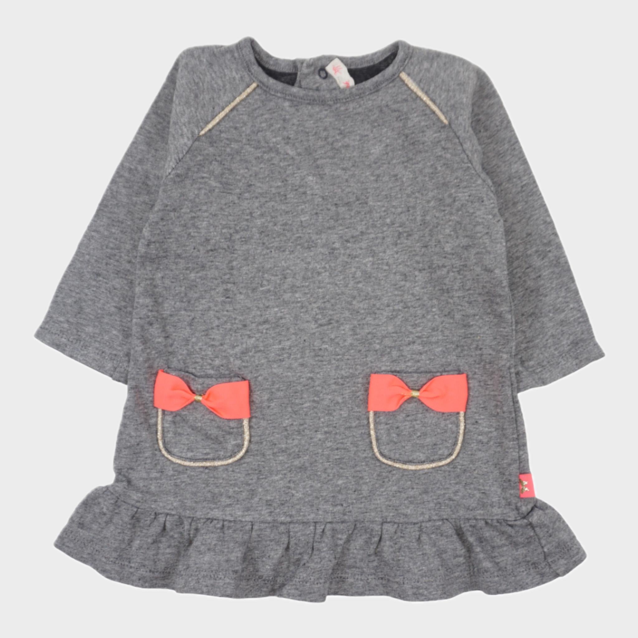 Robe Gris - 9 mois