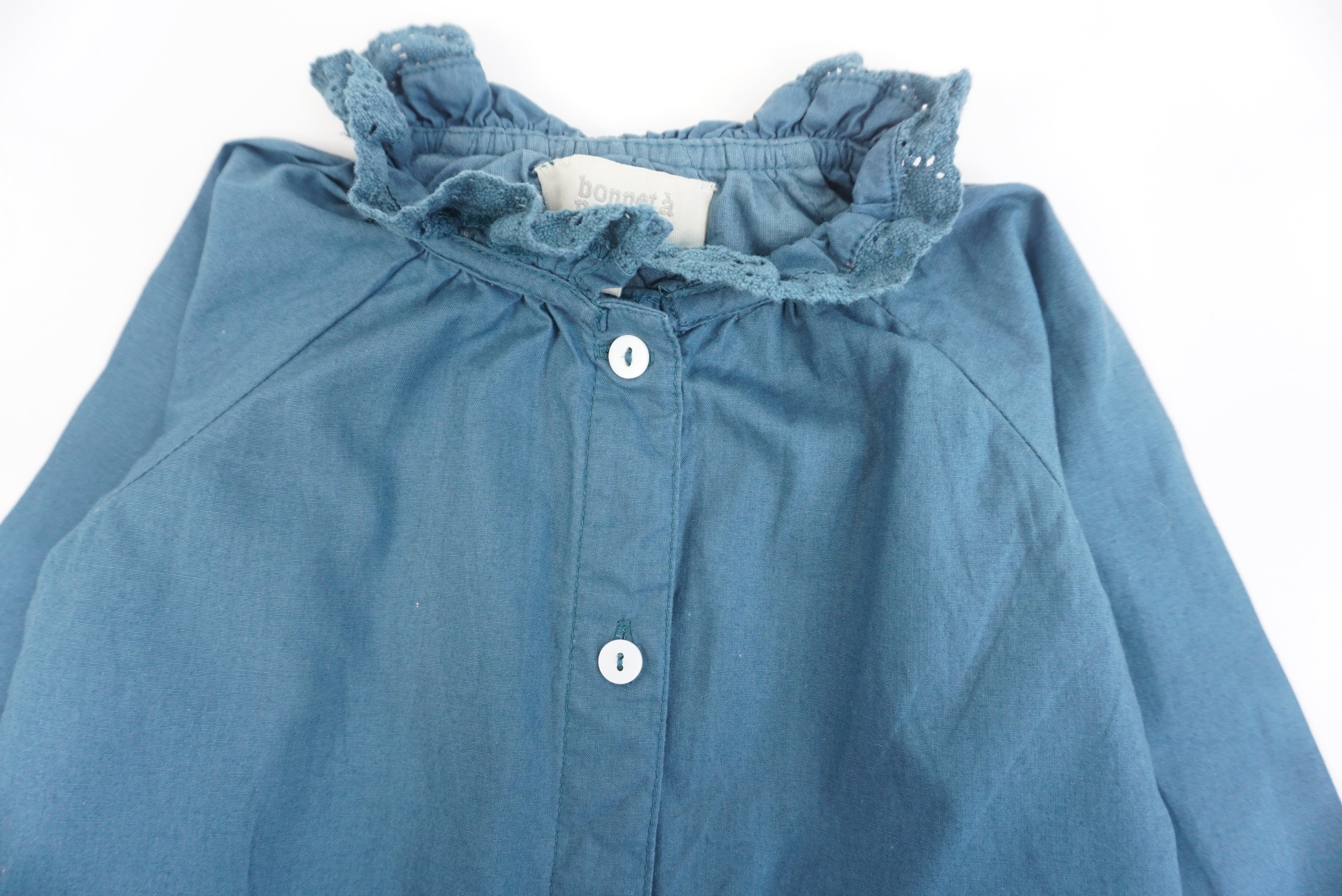 Robe Bleu Canard - 9 mois