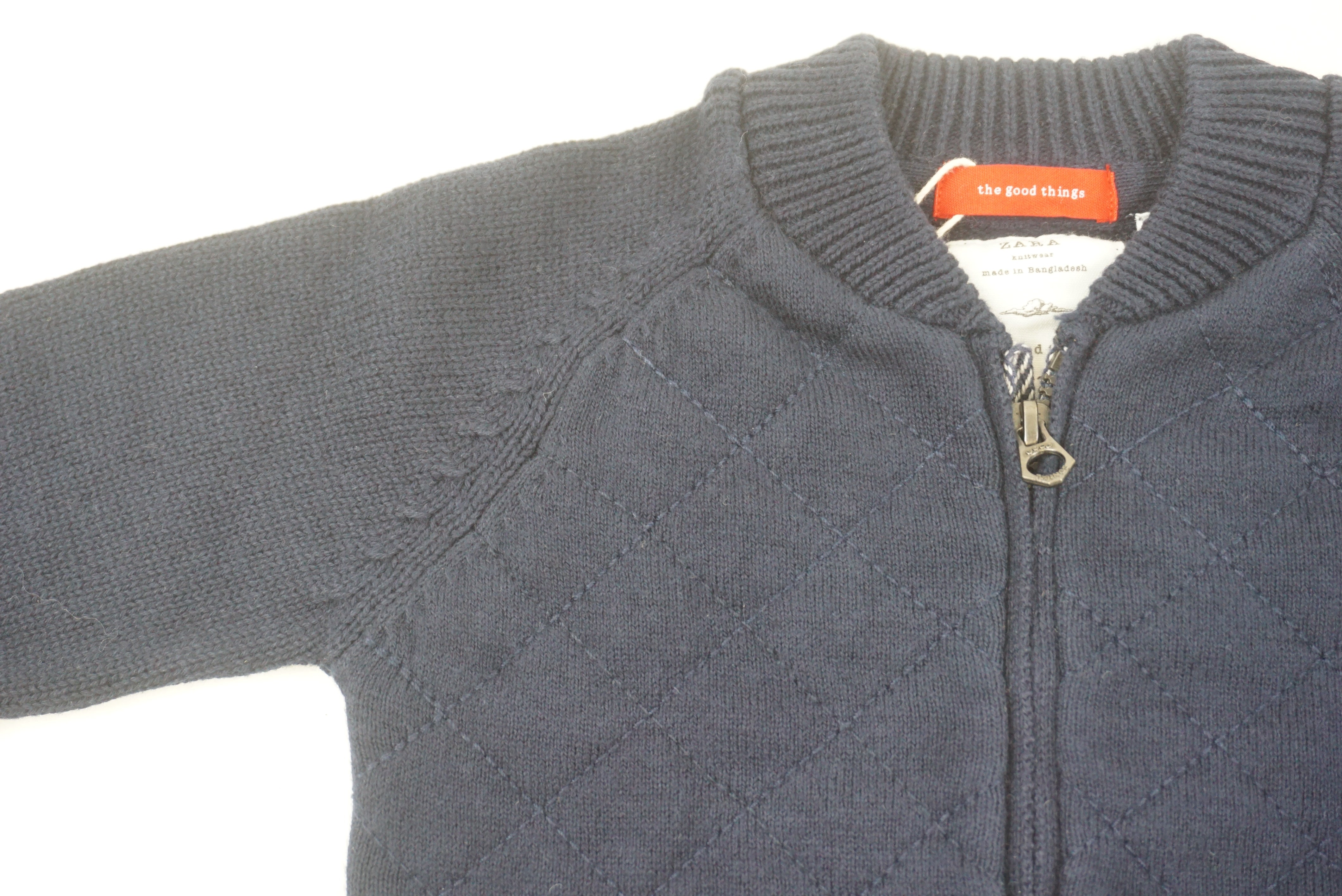 Gilet Bleu - 6/9 mois