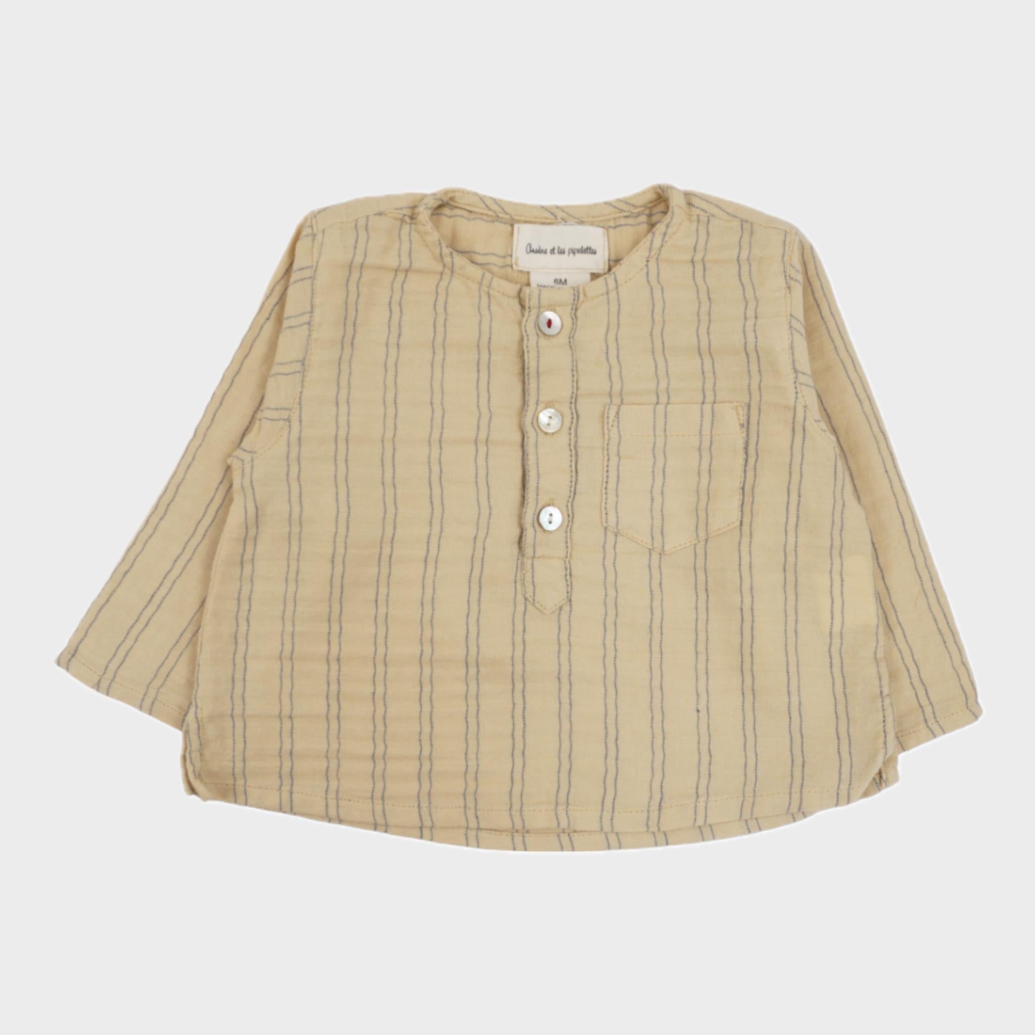 Blouse Beige - 6 mois
