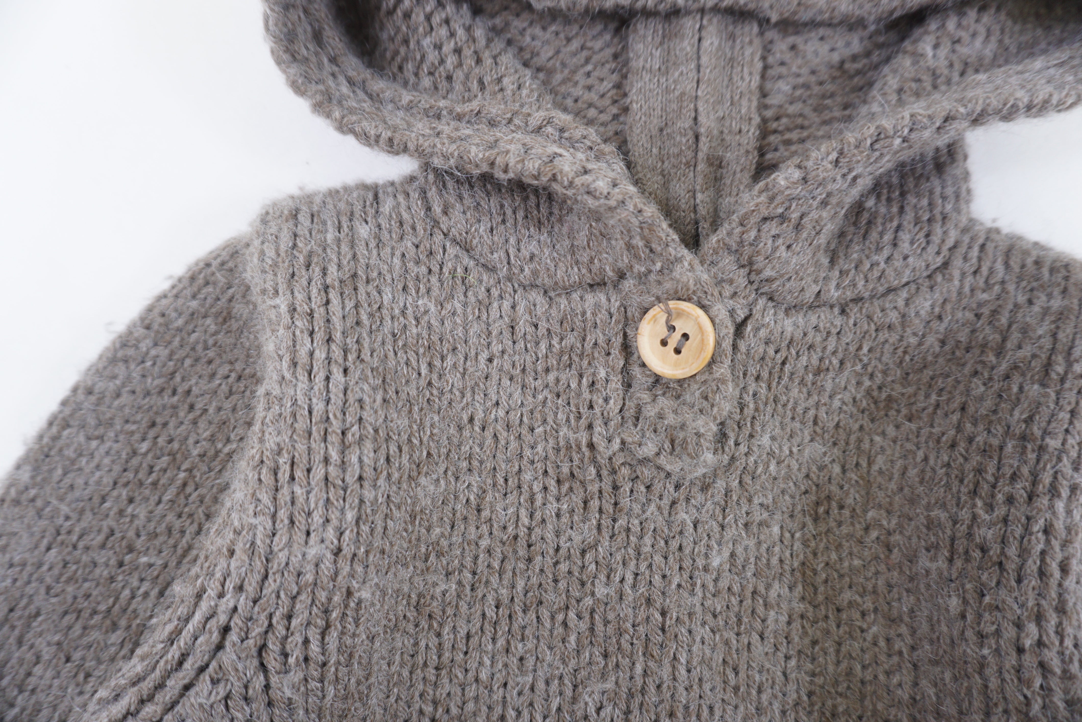 Burnou Marron - 12 mois