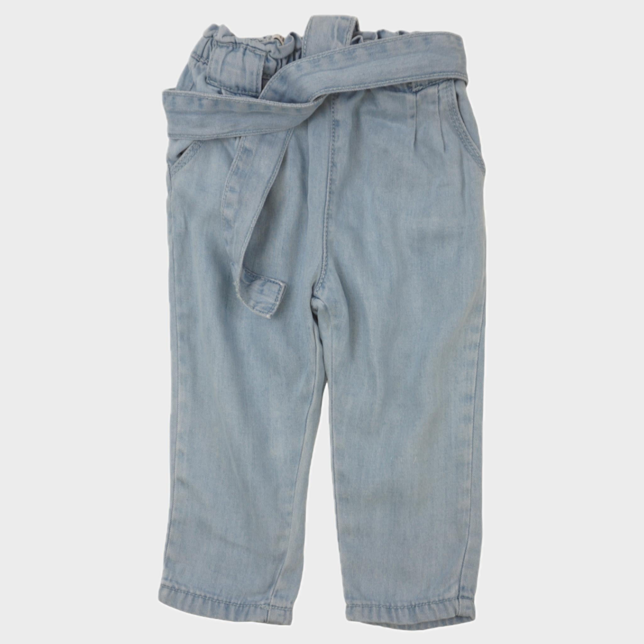 Pantalon Bleu - 9/12 mois