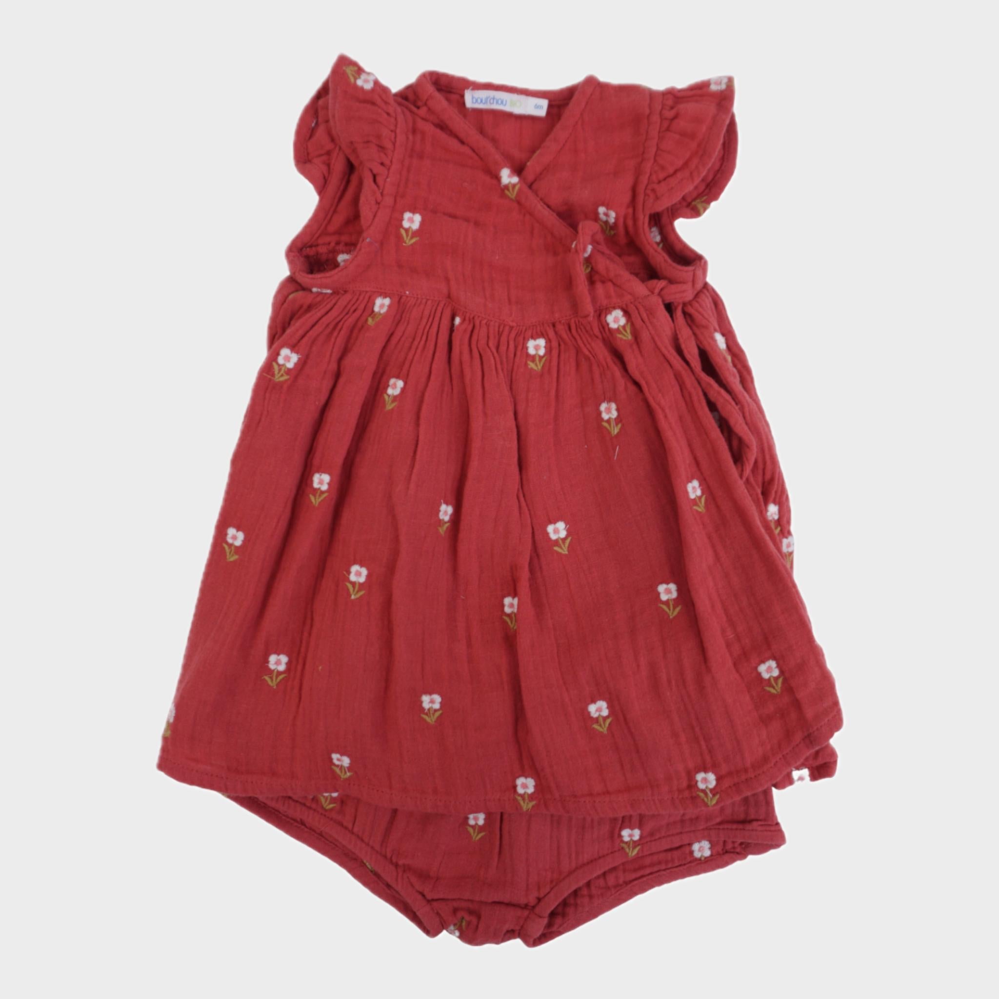 Robe Framboise - 6 mois