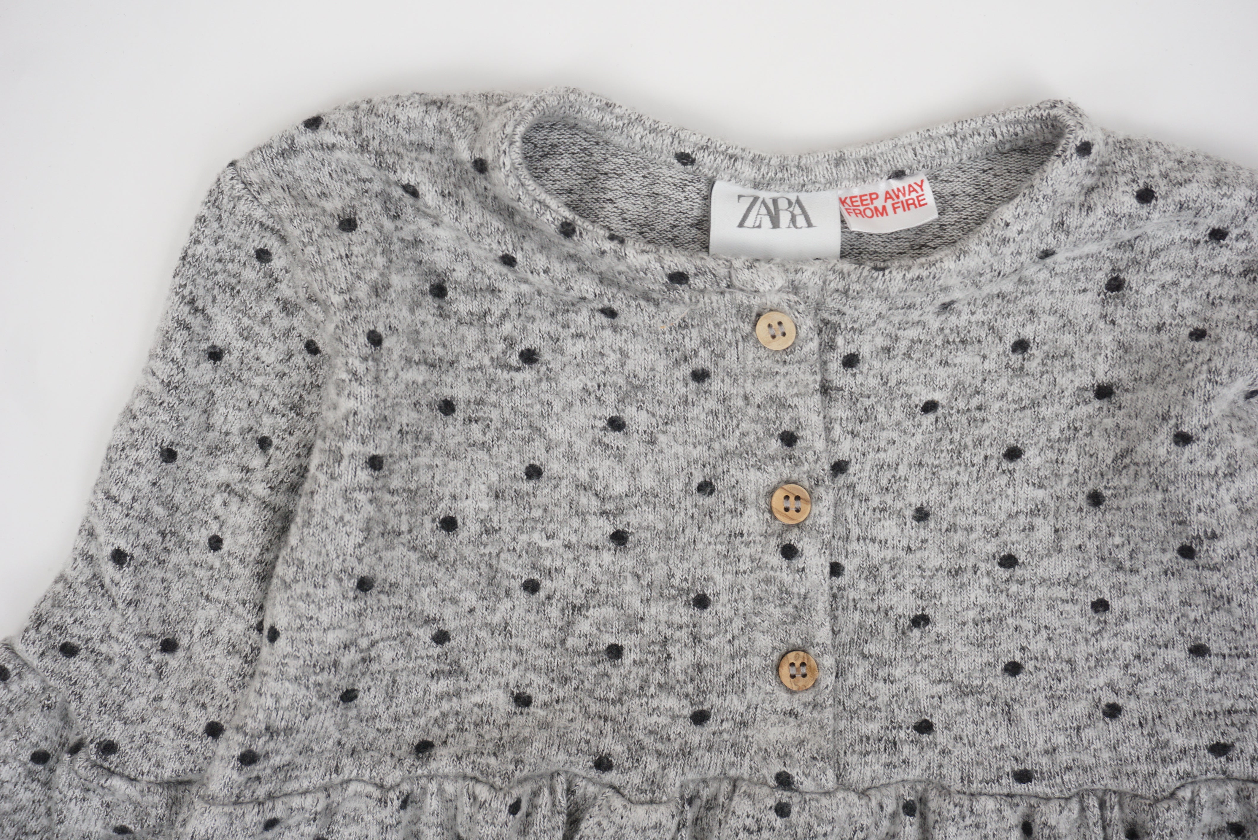 Robe Gris - 9/12 mois