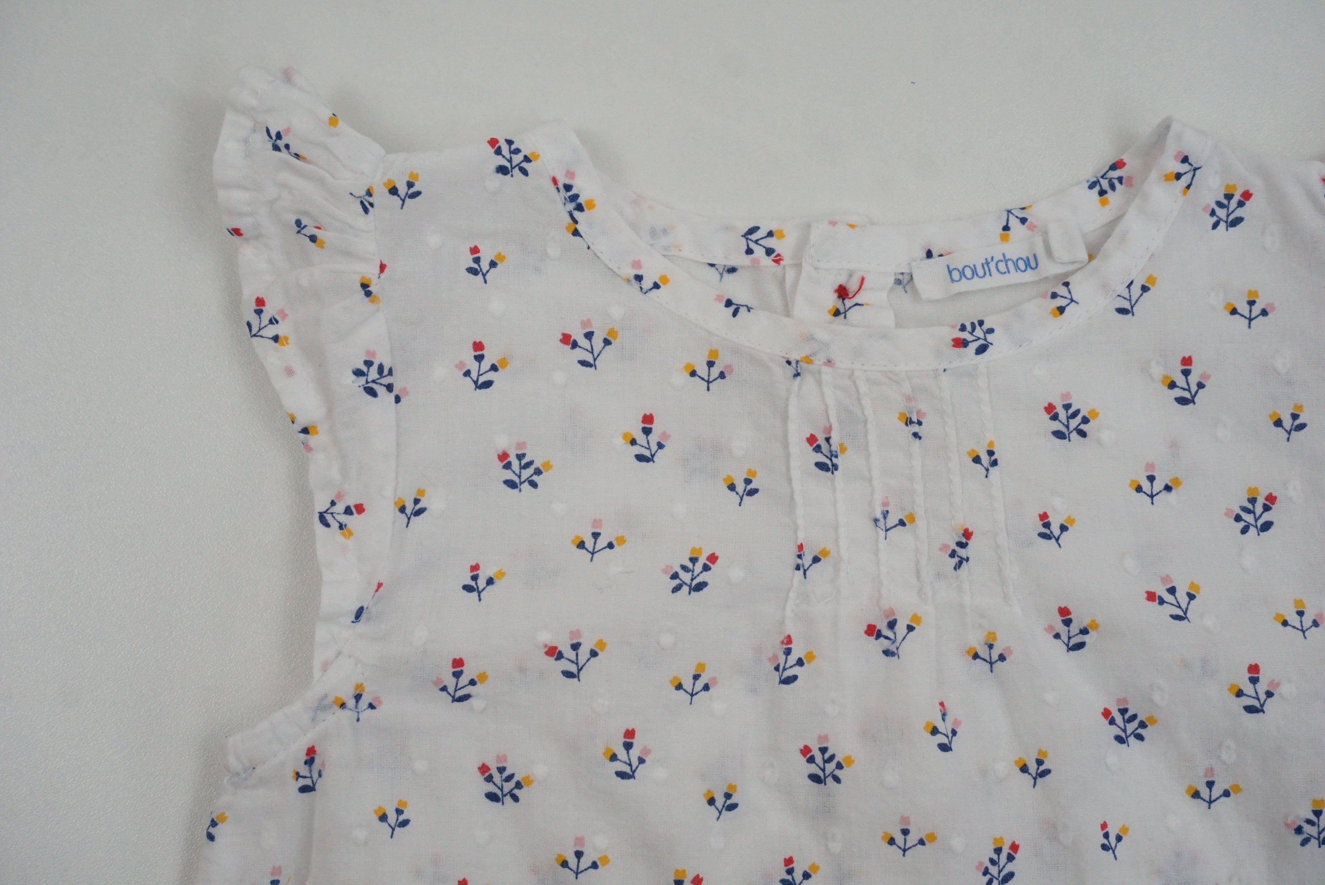 Blouse Blanc - 12 mois