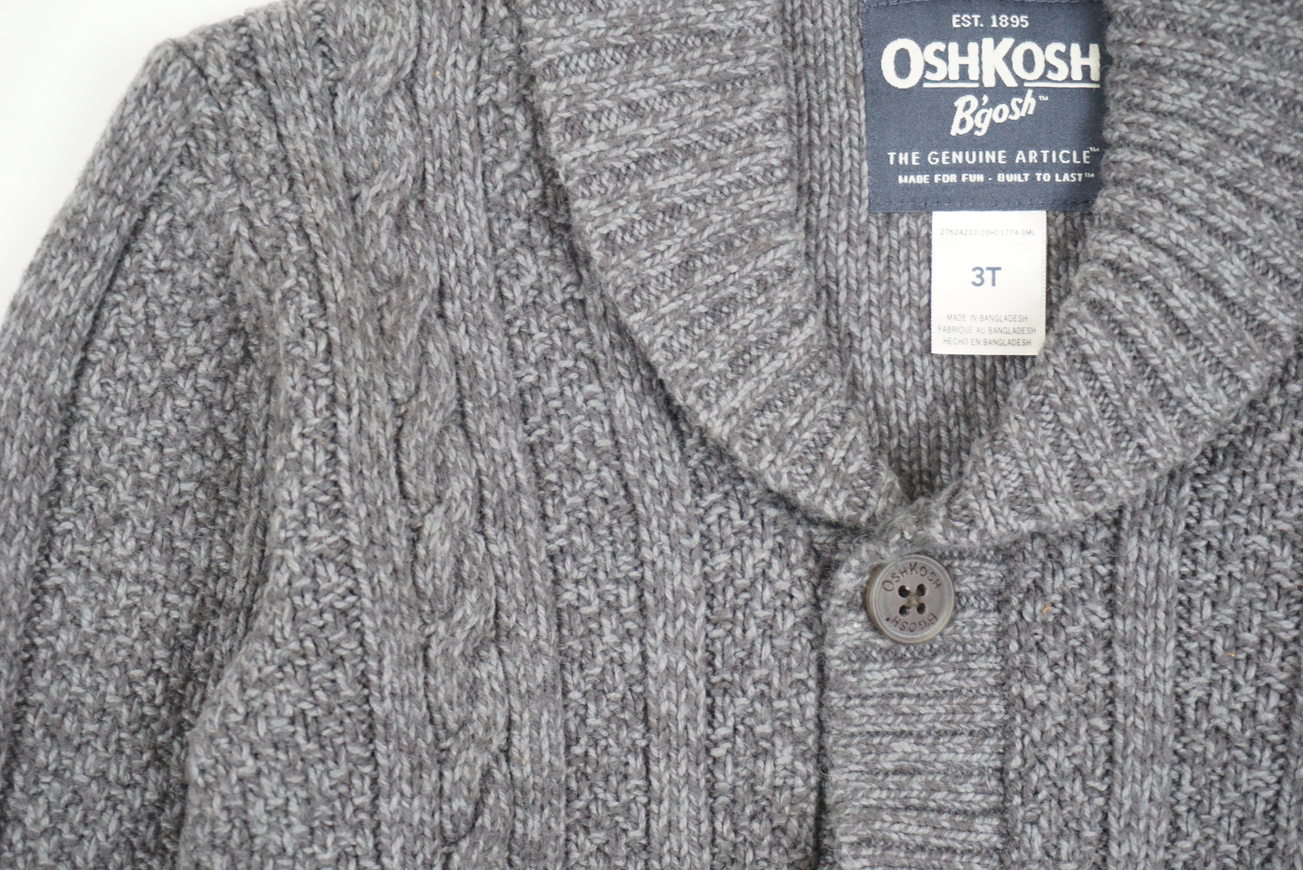 Gilet Gris - 3 ans