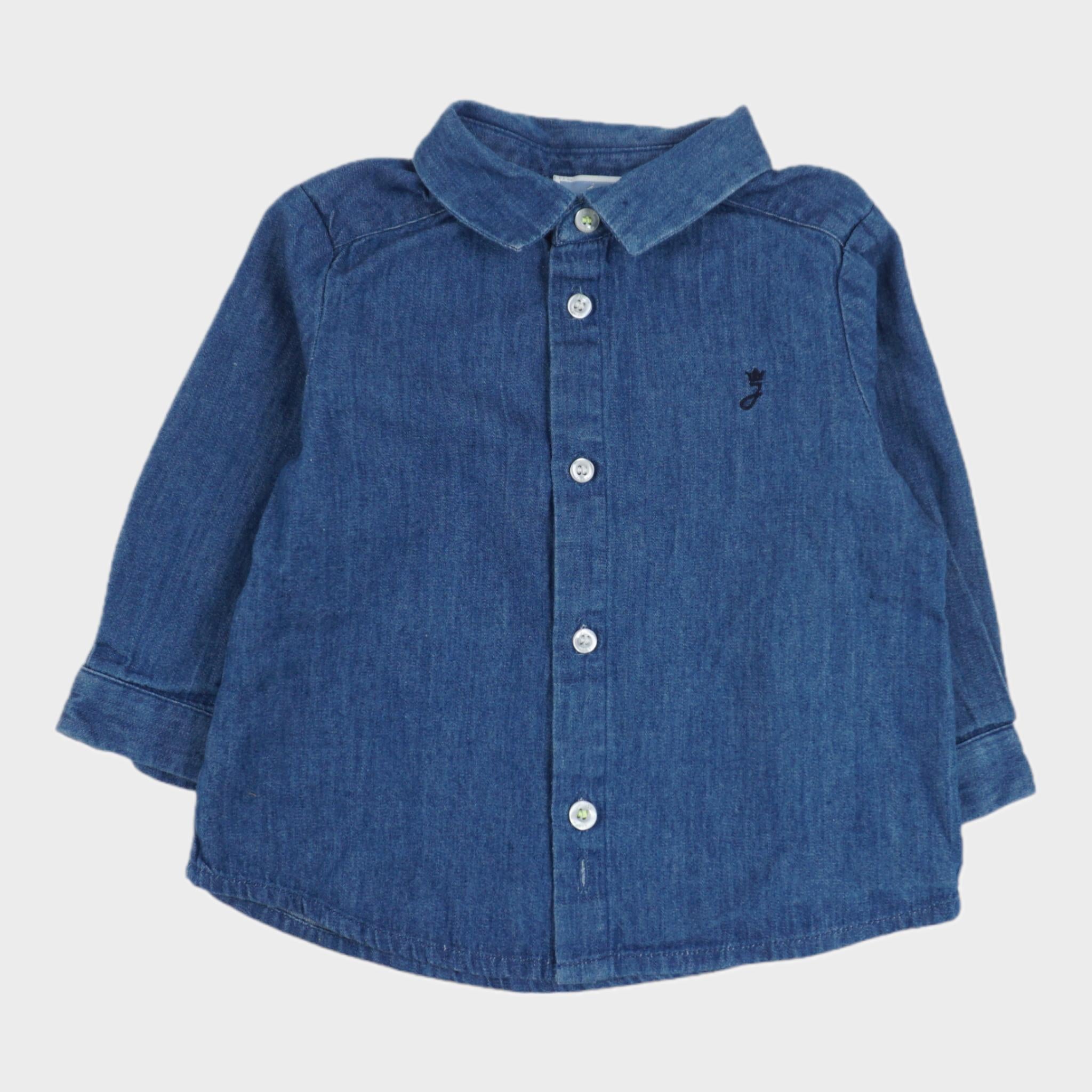 Chemise Bleu - 6 mois