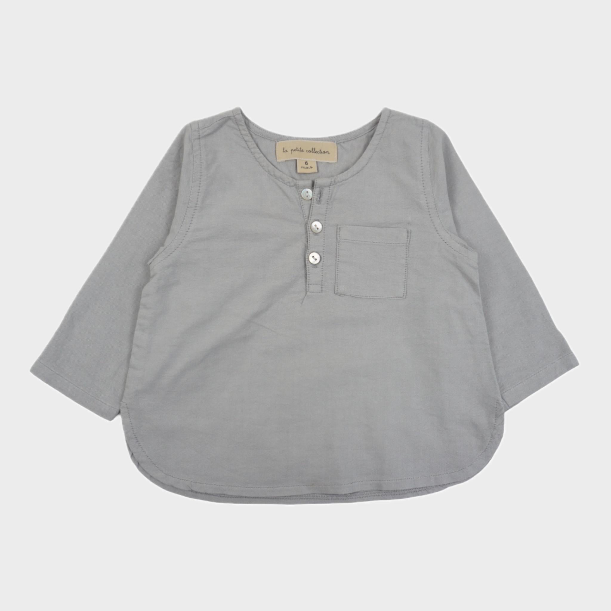 Blouse Gris - 6 mois