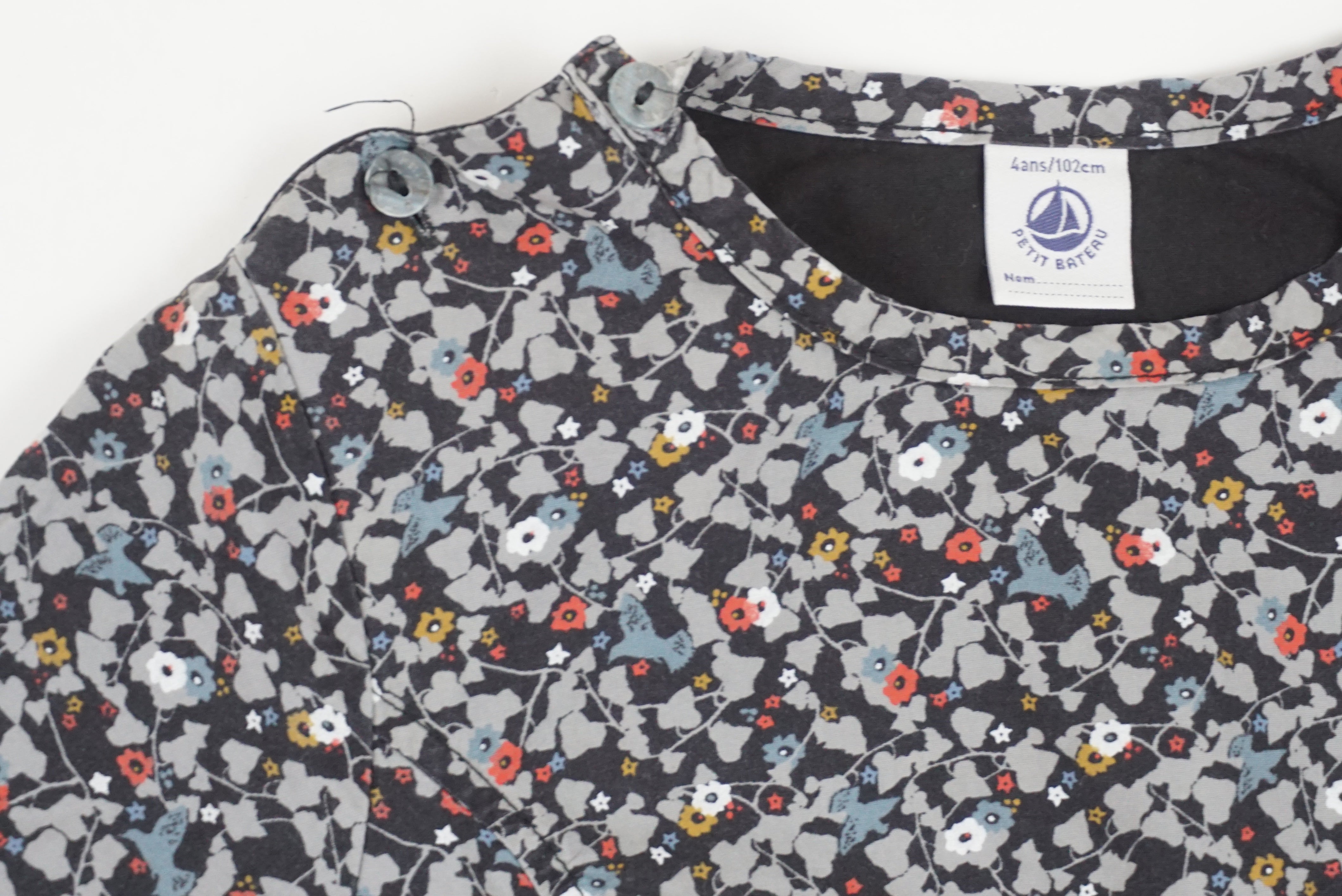 Robe Gris - 4 ans