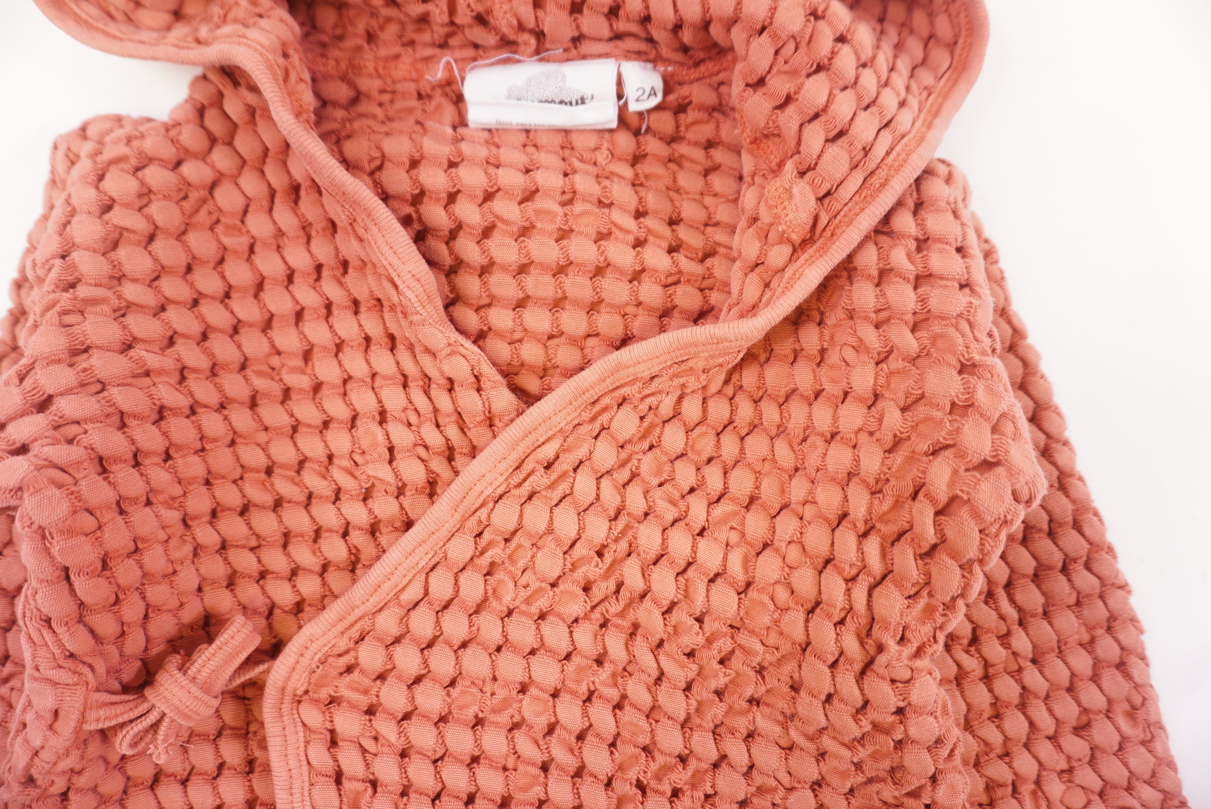 Cape de bain Rose - 2 ans