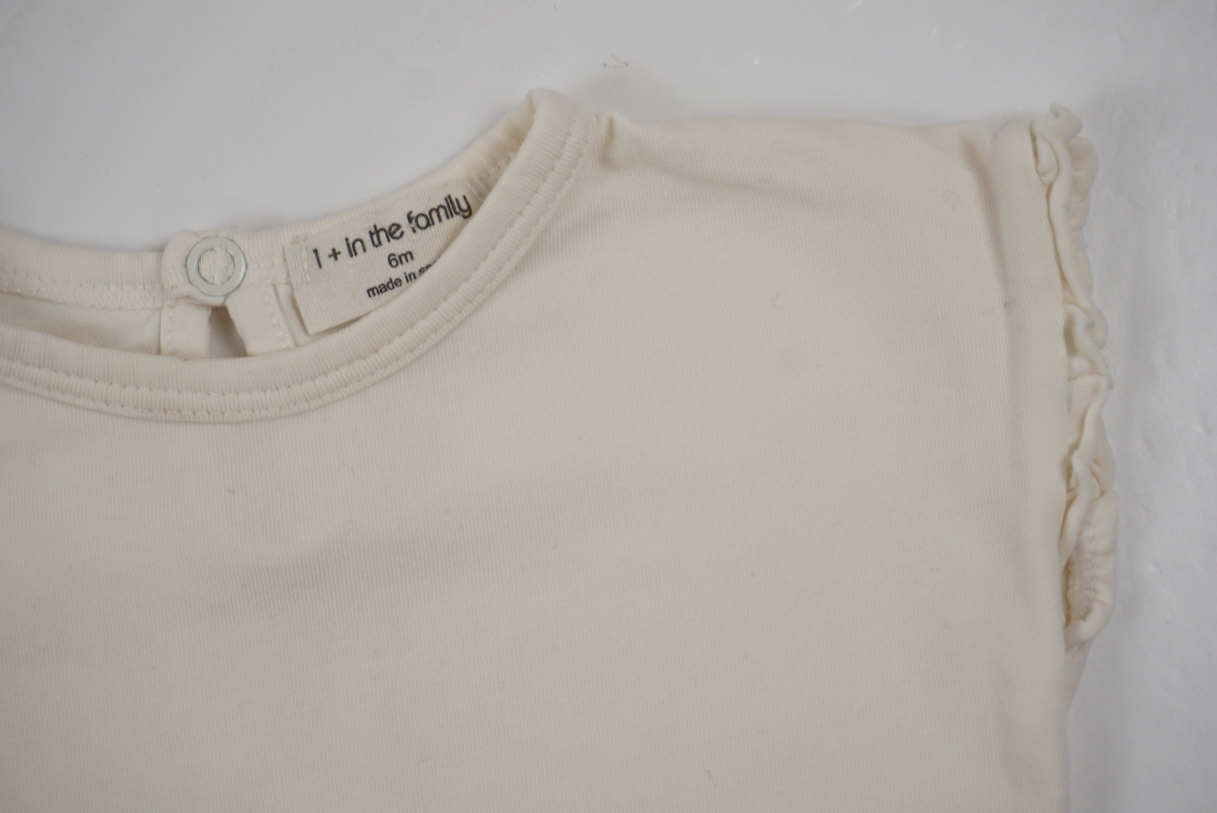 T-shirt Ecru - 6 mois